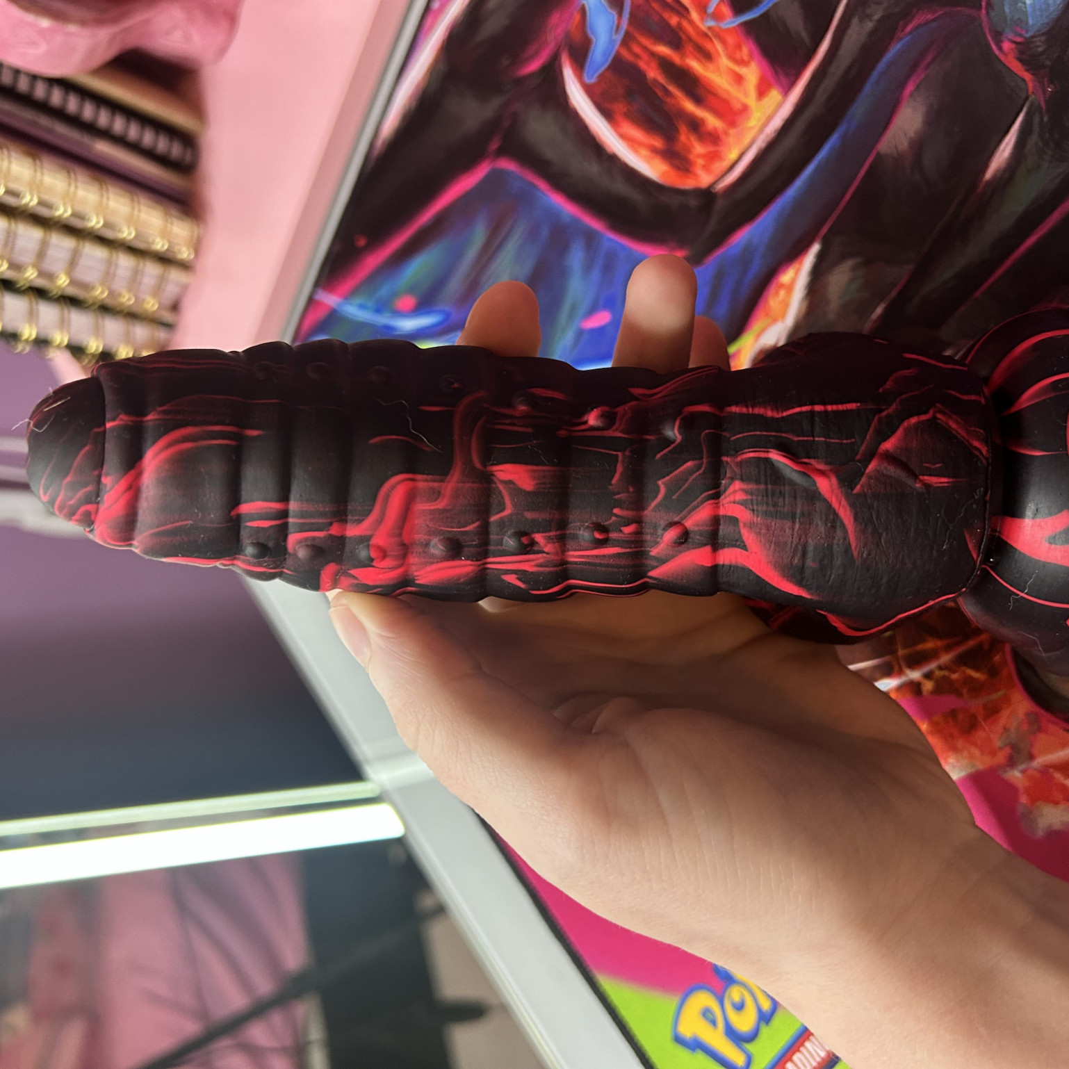 Red and Black Fantasy Dildo