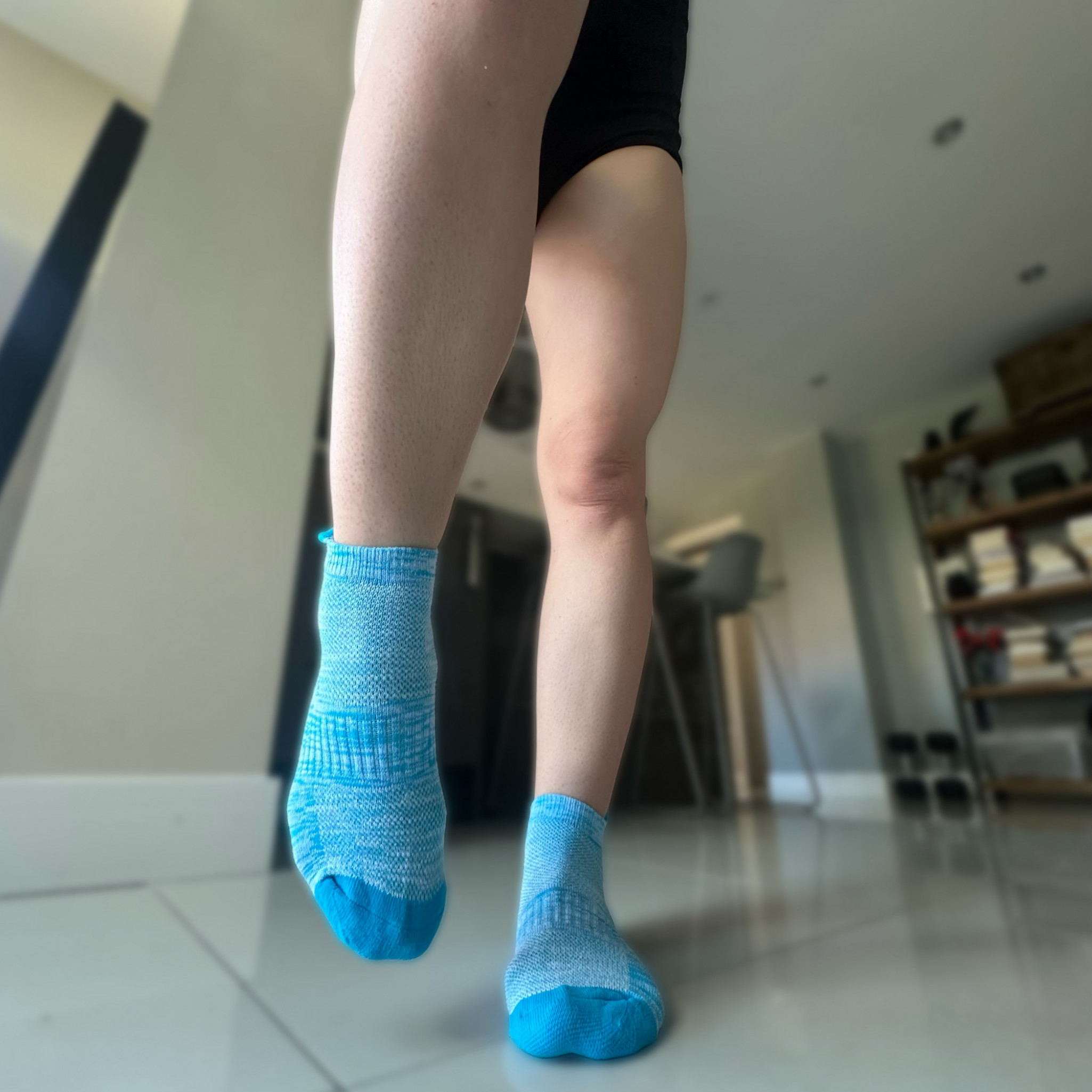 Buy worn blue socks