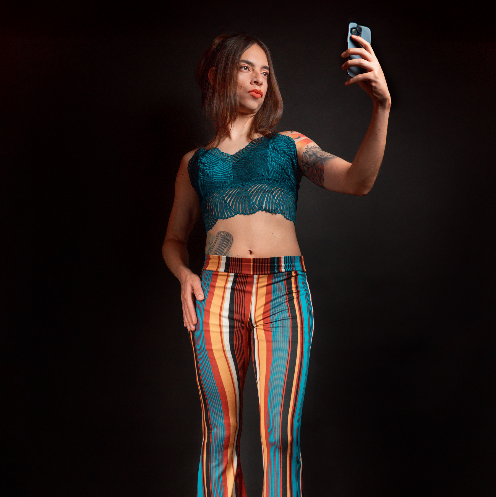 Boho outfit photoshoot