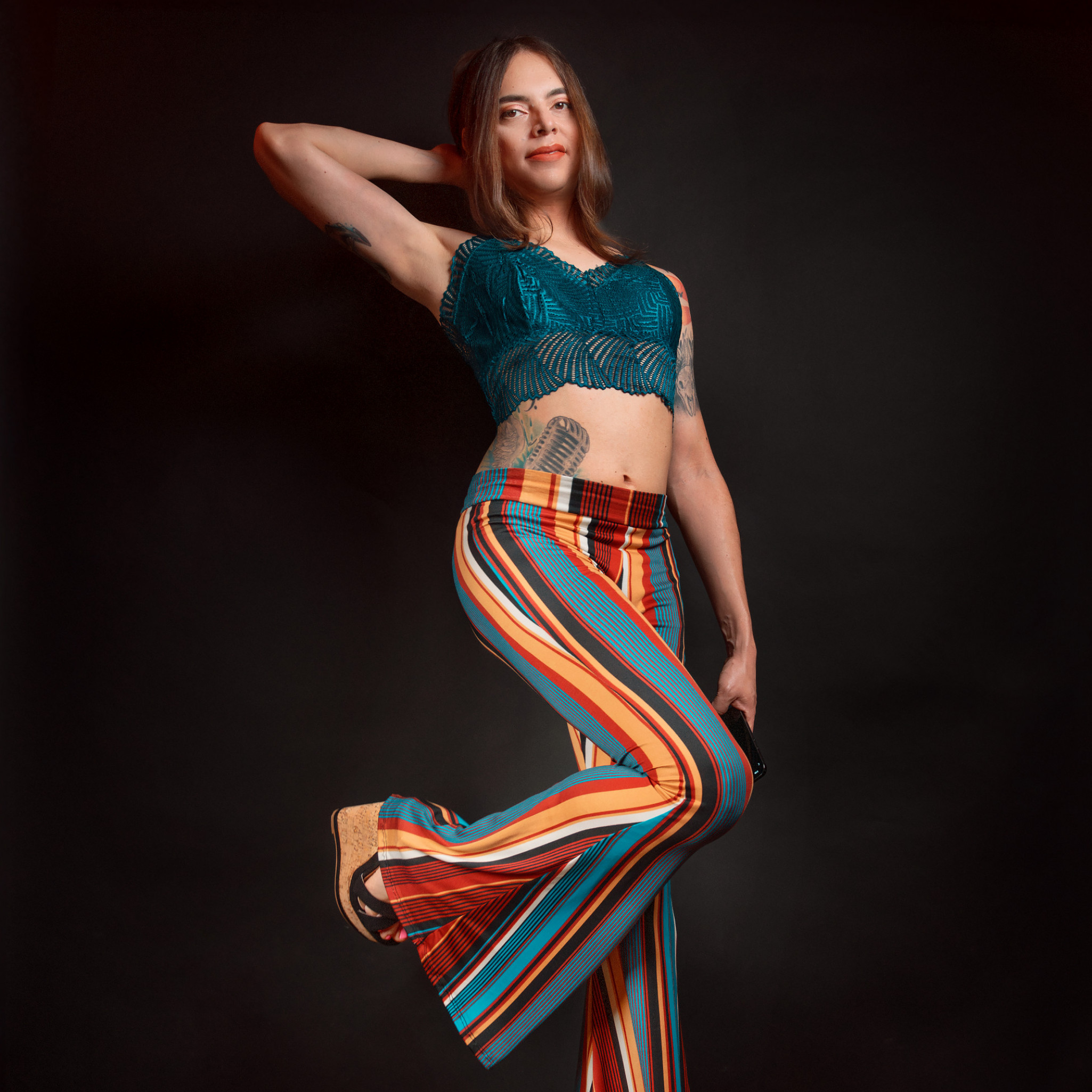 Boho outfit photoshoot