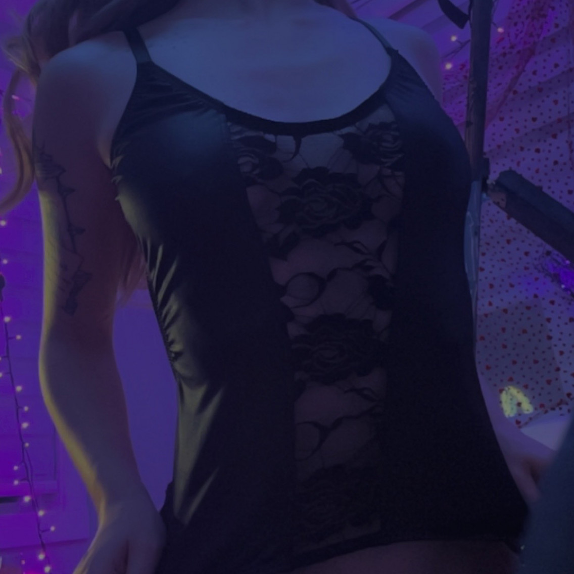 Lacy rose lingerie top