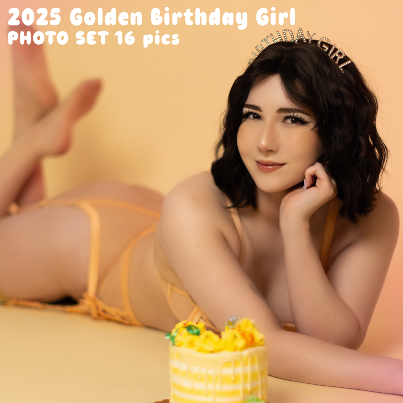 2025 Golden Birthday Girl PHOTO SET
