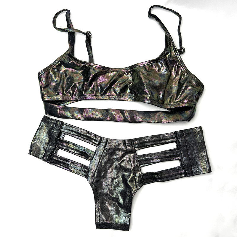Oil Slick Holographic Ravewear Set