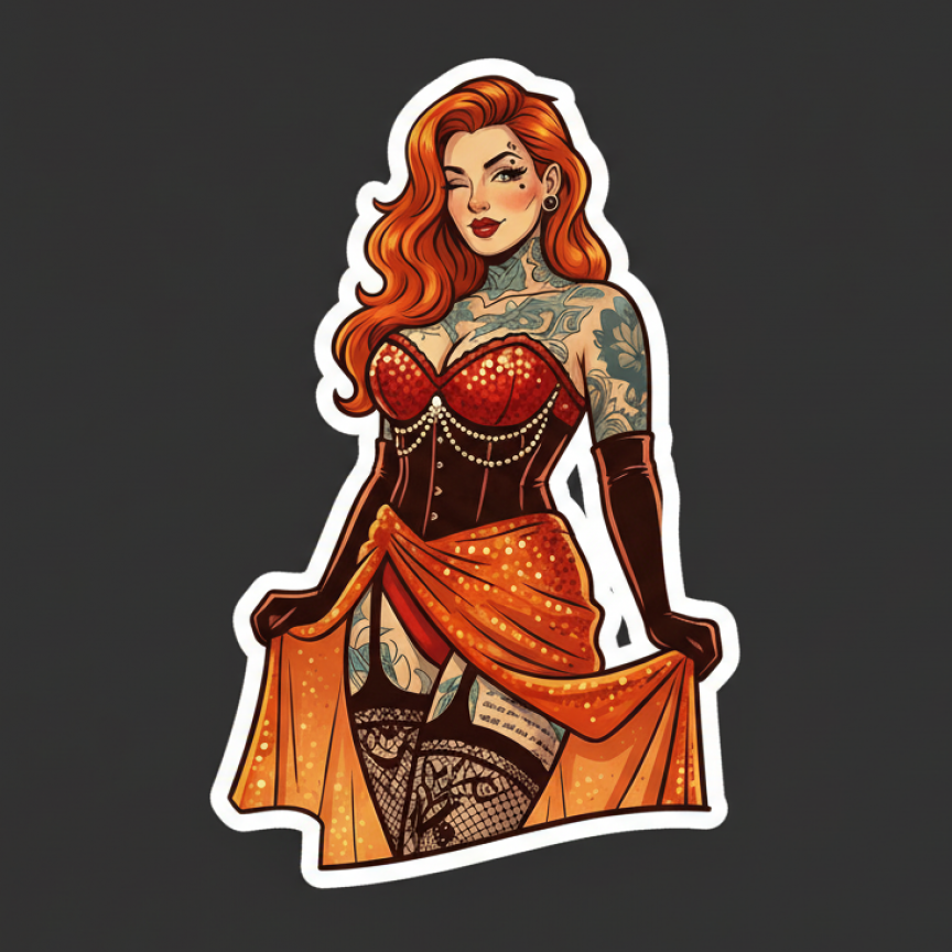 Wildd Sticker Burlesque