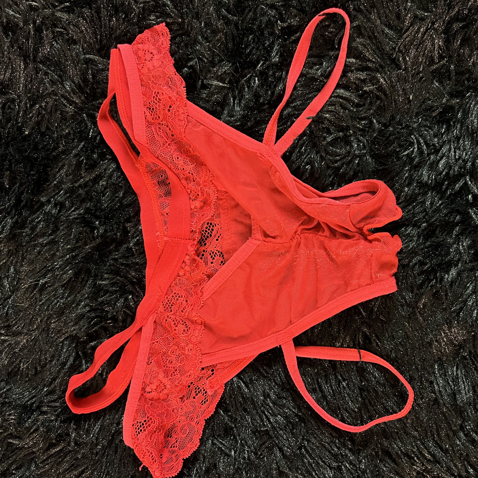 My First Pair Of Crotchless Panties