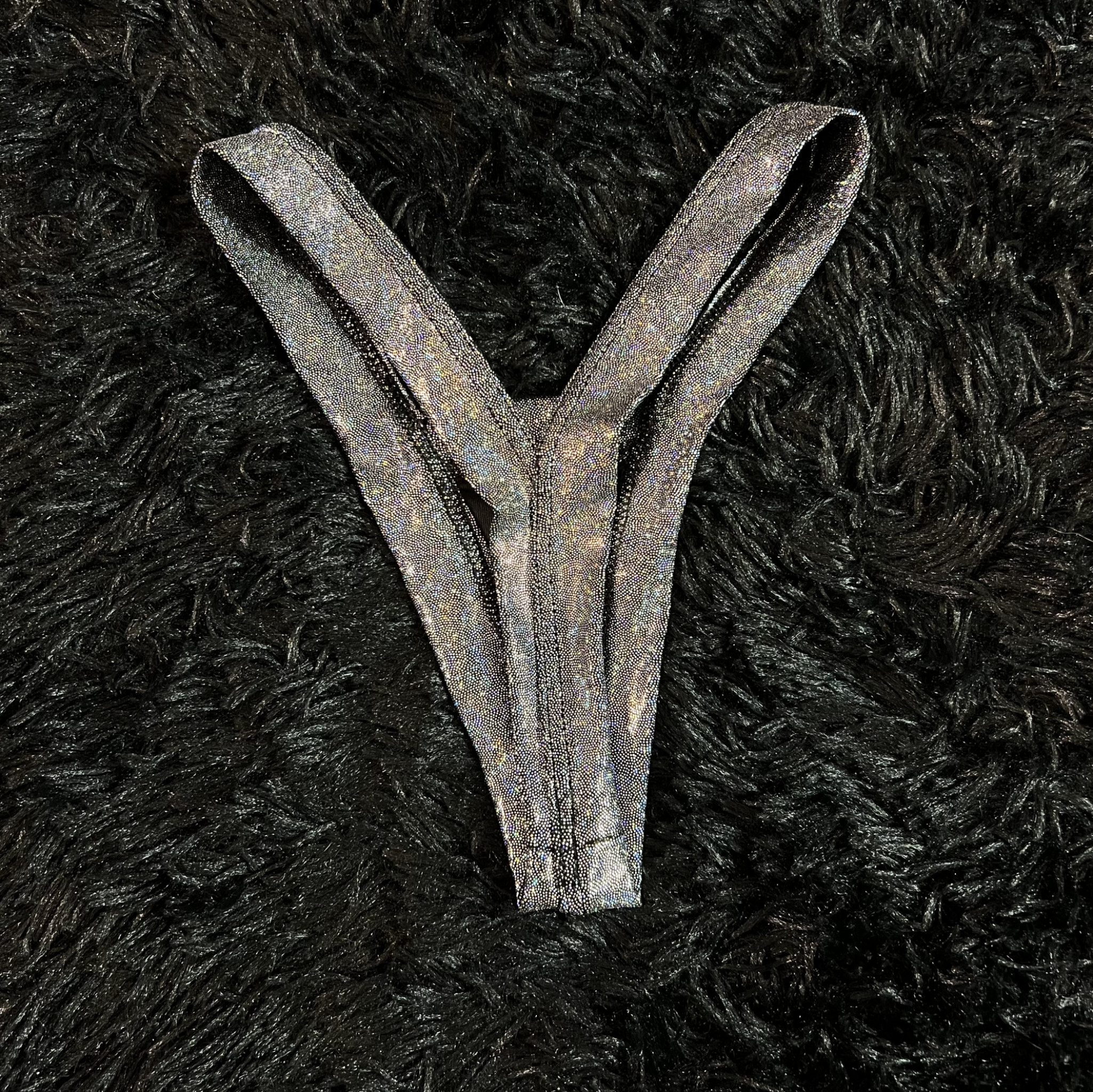 Glitter Stripper Thong