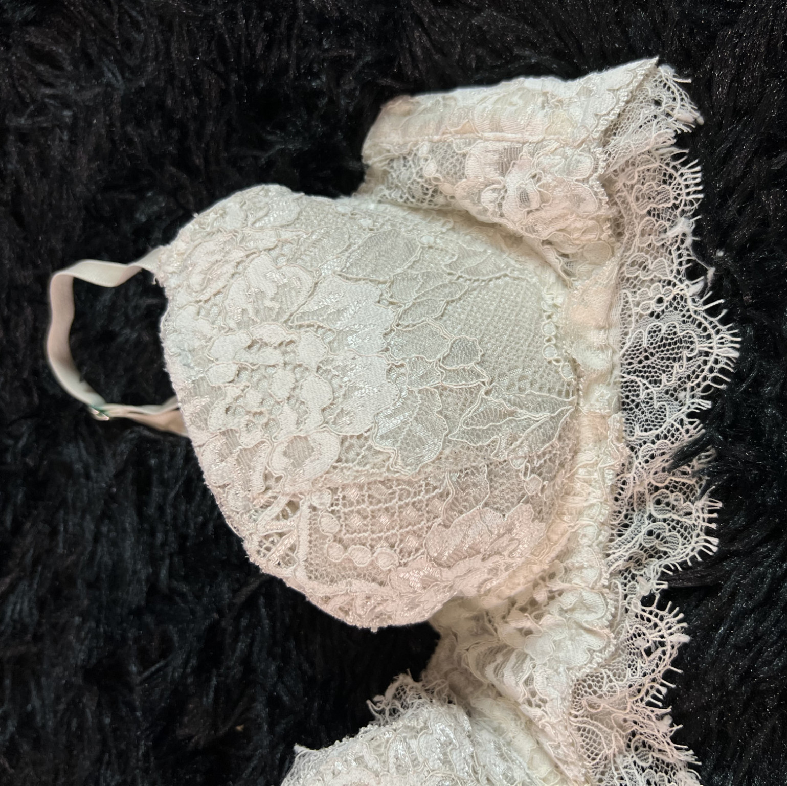White Lacy Bra 10 Plus Years Of Wear