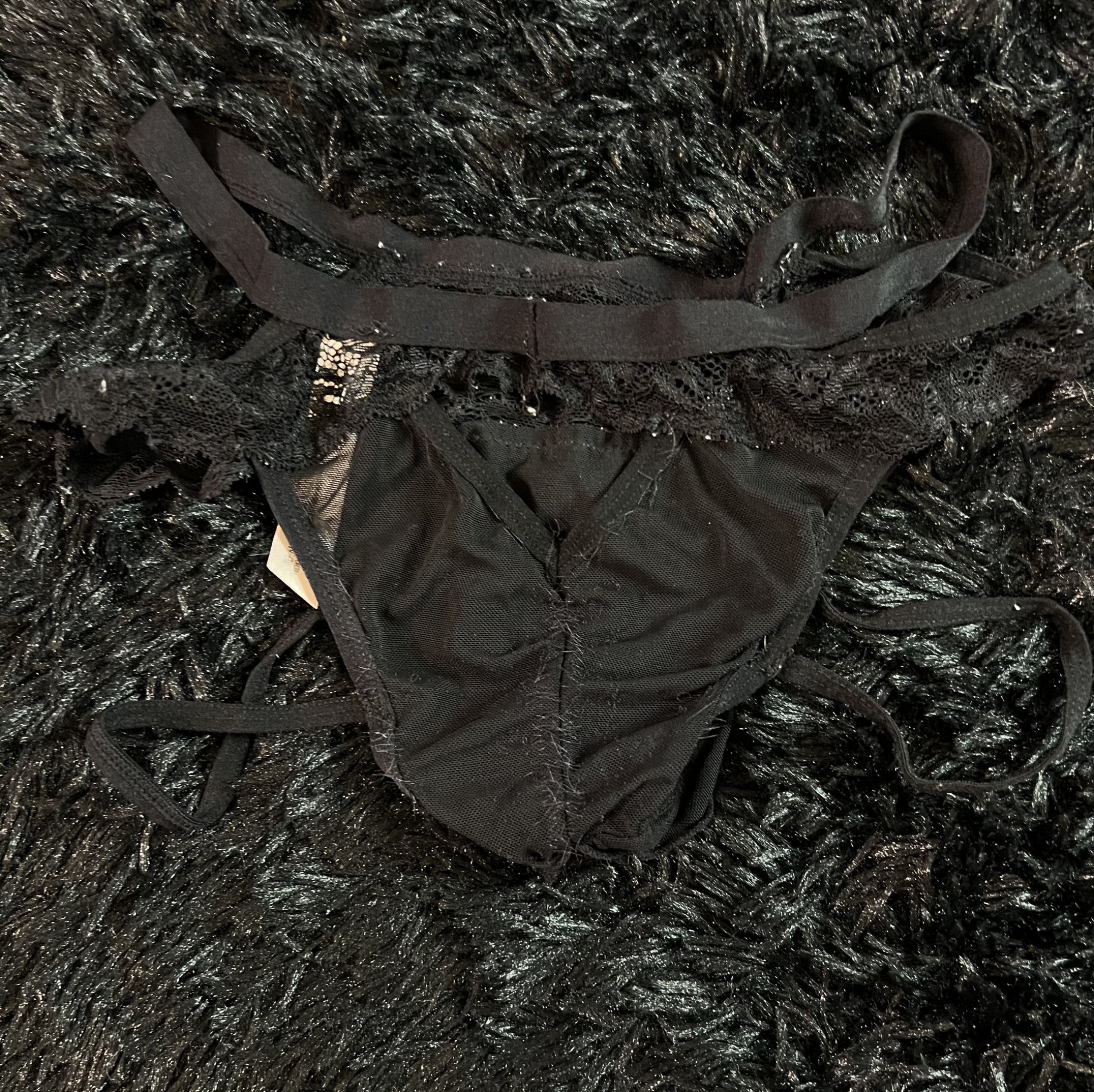 My First Pair Of Crotchless Panties