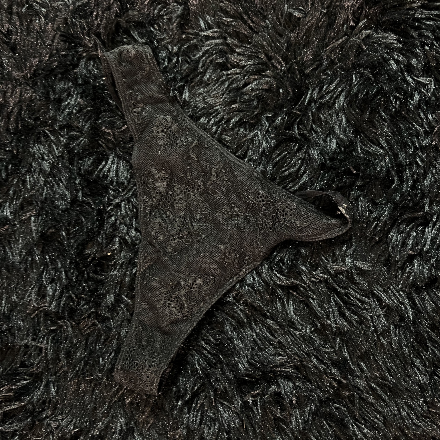 Strappy Black Lace Panties