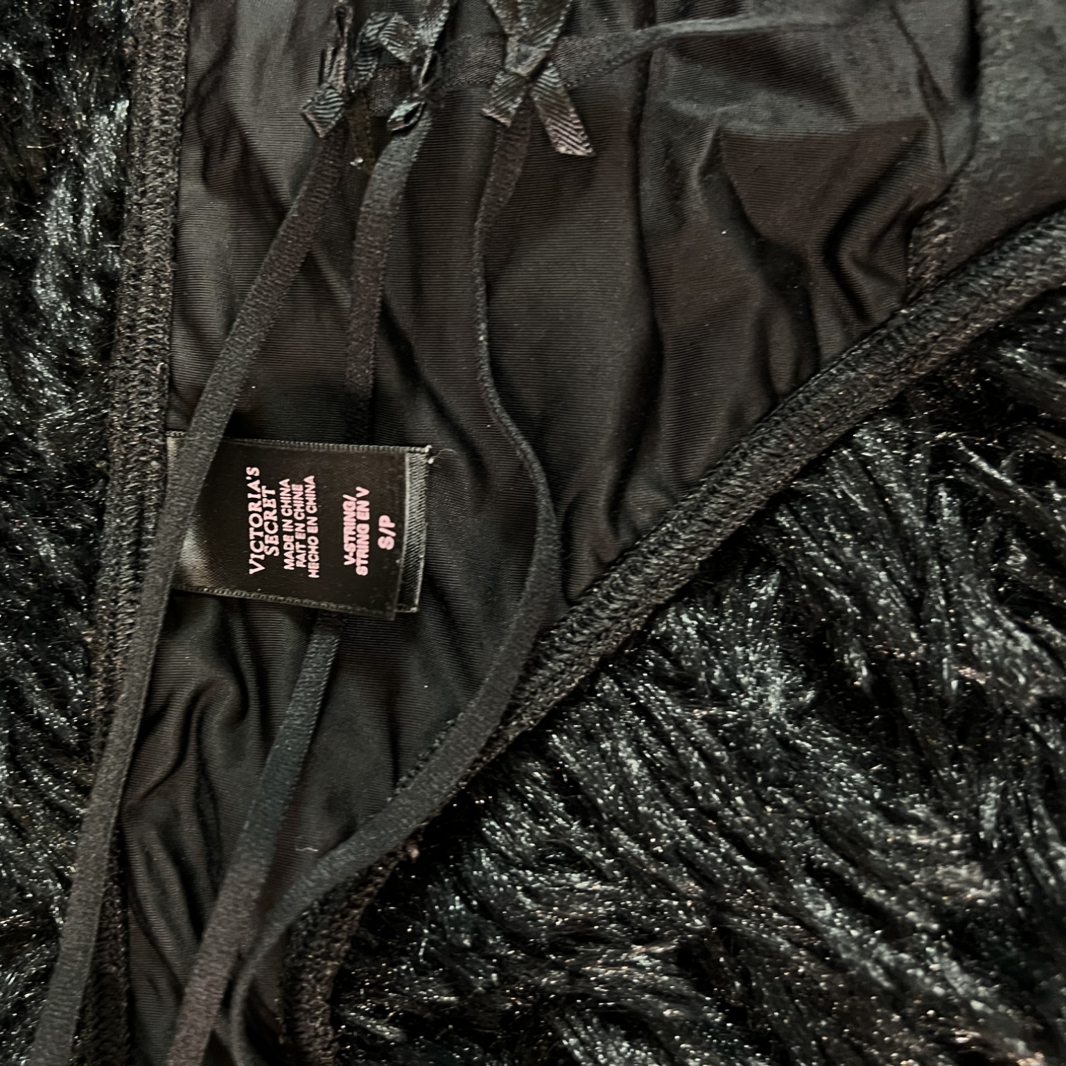 Strappy Black Lace Panties