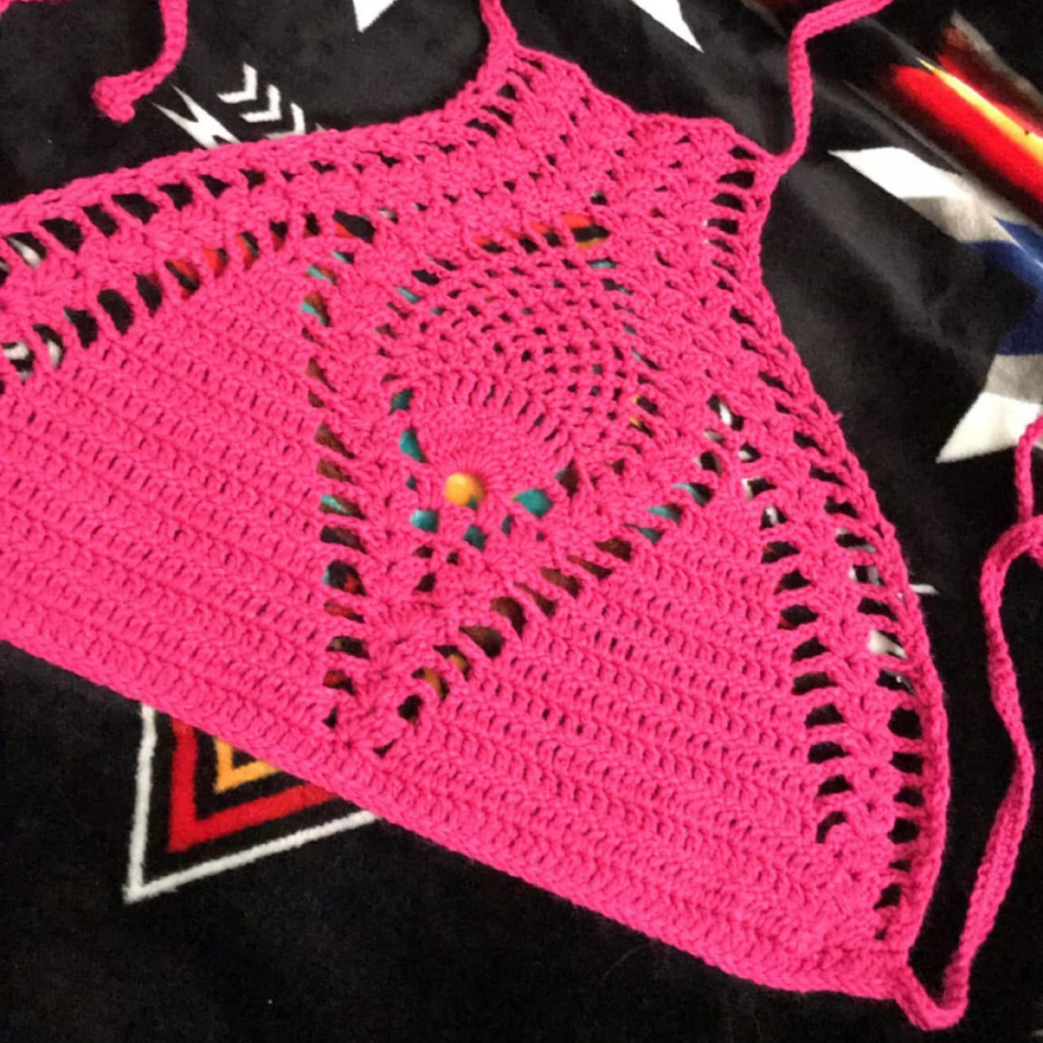 Crotchet bikini tops