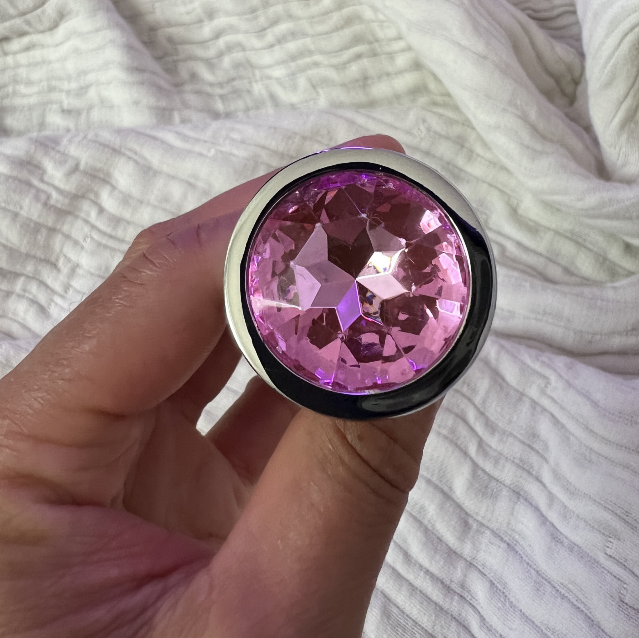 Pink Jewel Butt Plug
