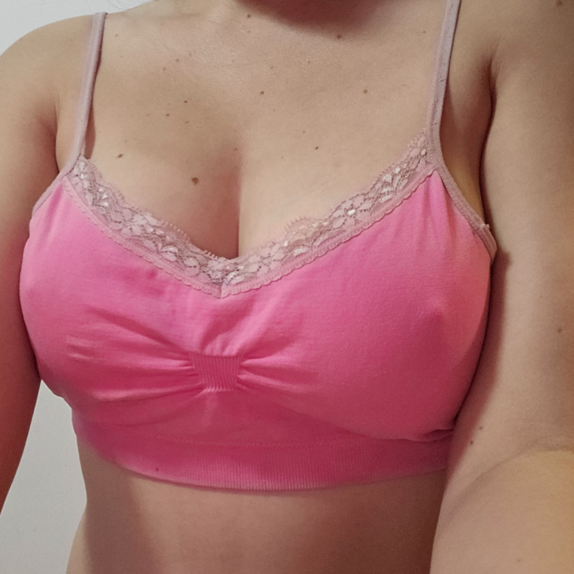 SFW Pink Cotton Bra