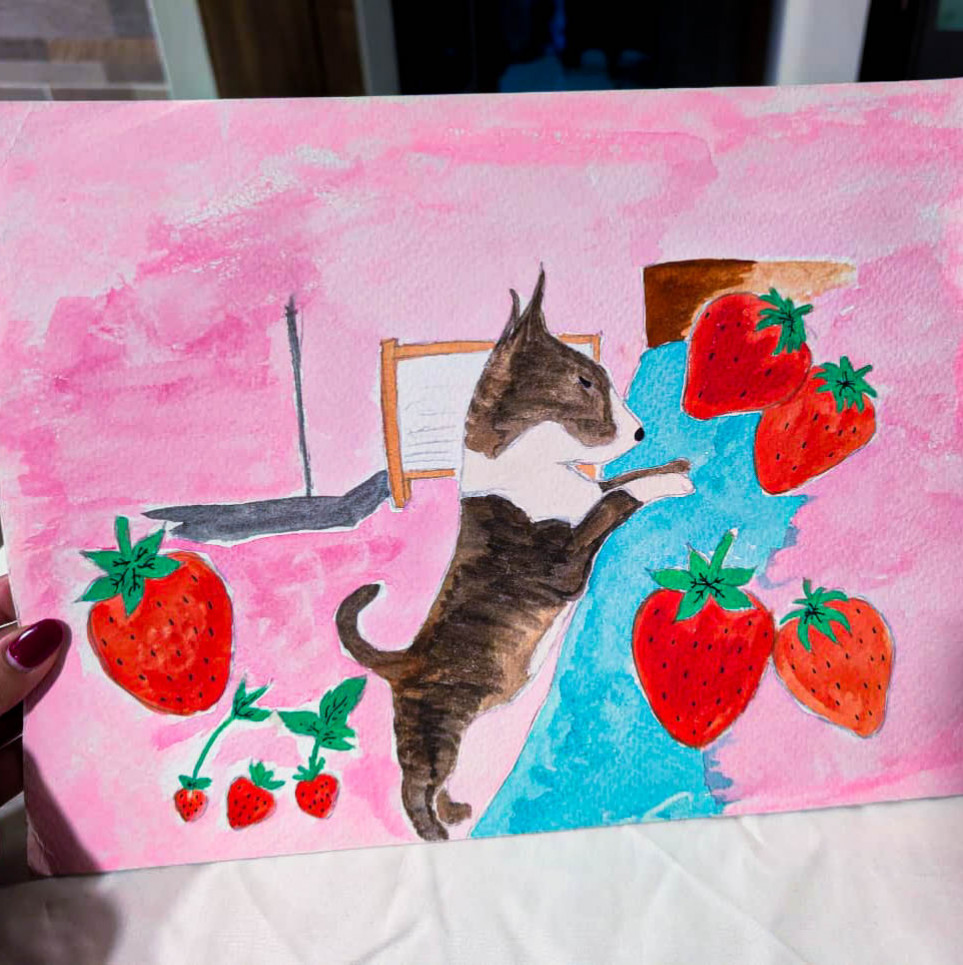 Perseus Portrait Watercolor