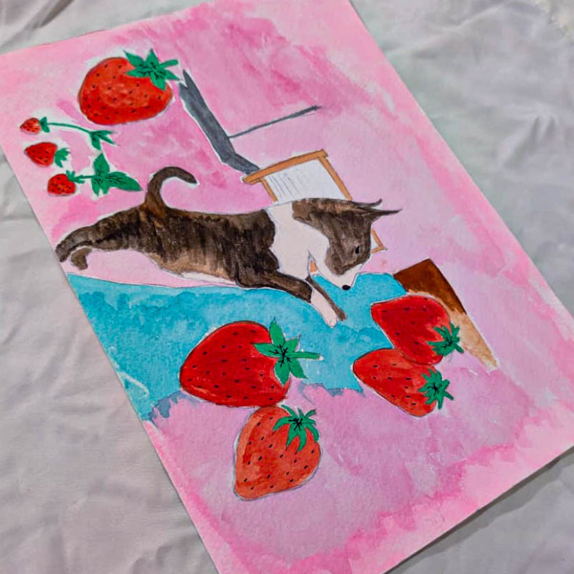 Perseus Portrait Watercolor