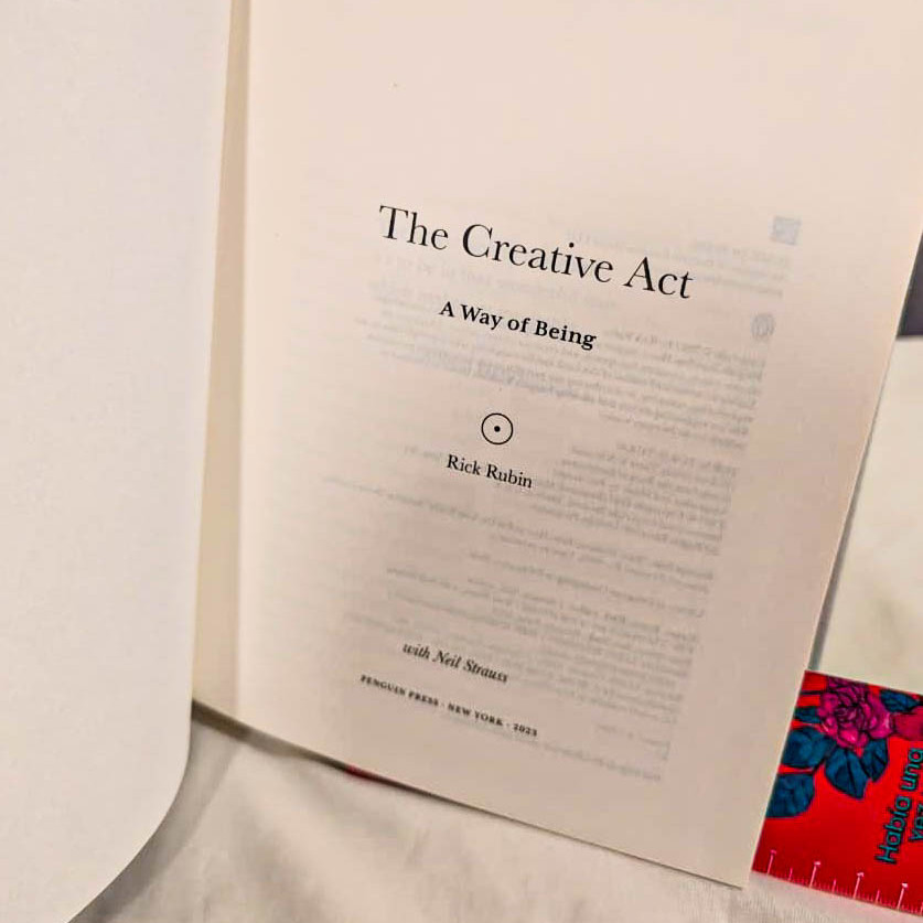 Book The Creative Act by Rick Rubin
