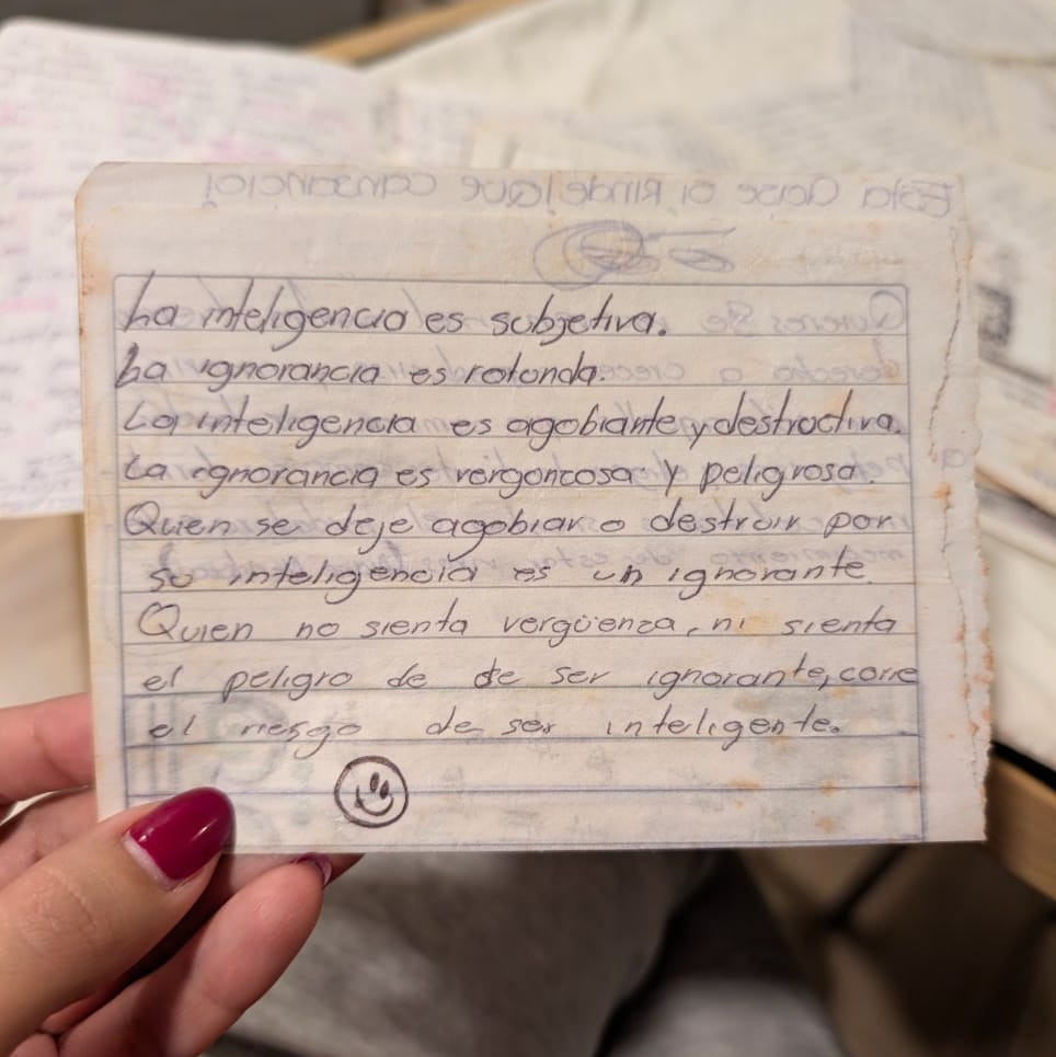 Random notes from more than 15 years ago