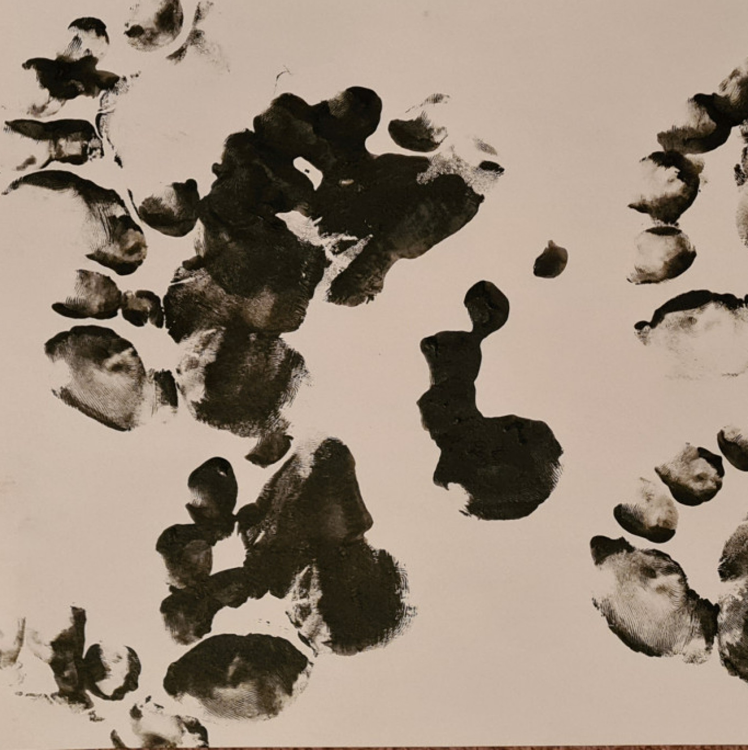 Tiny toes original artwork