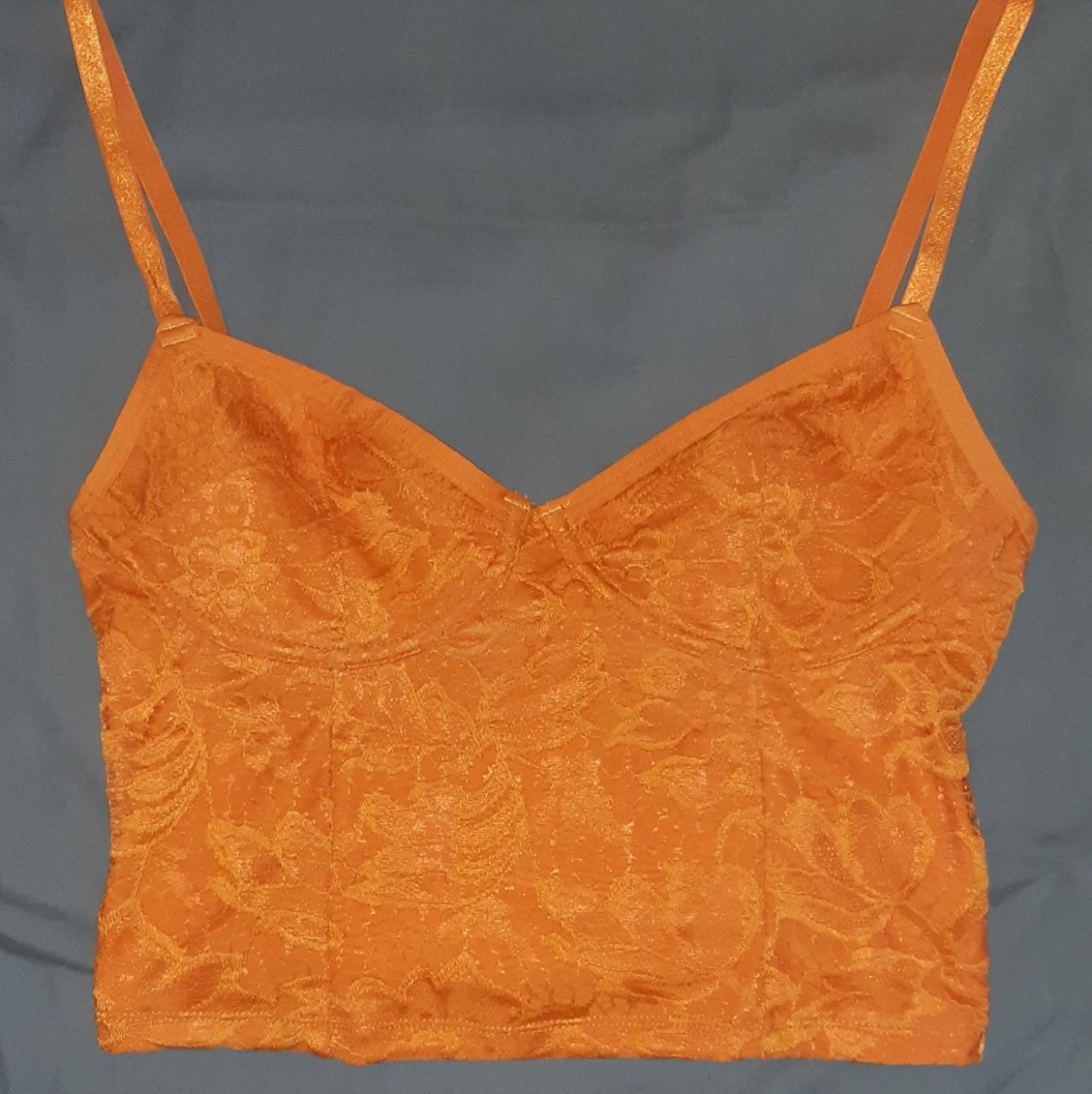 Orange bralette