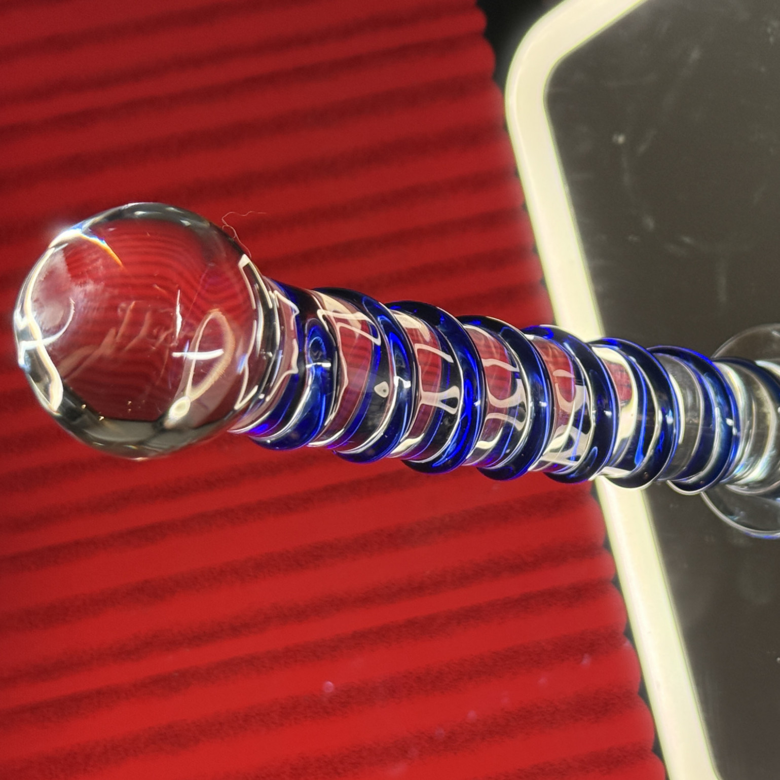 Glass Dildo Well Used