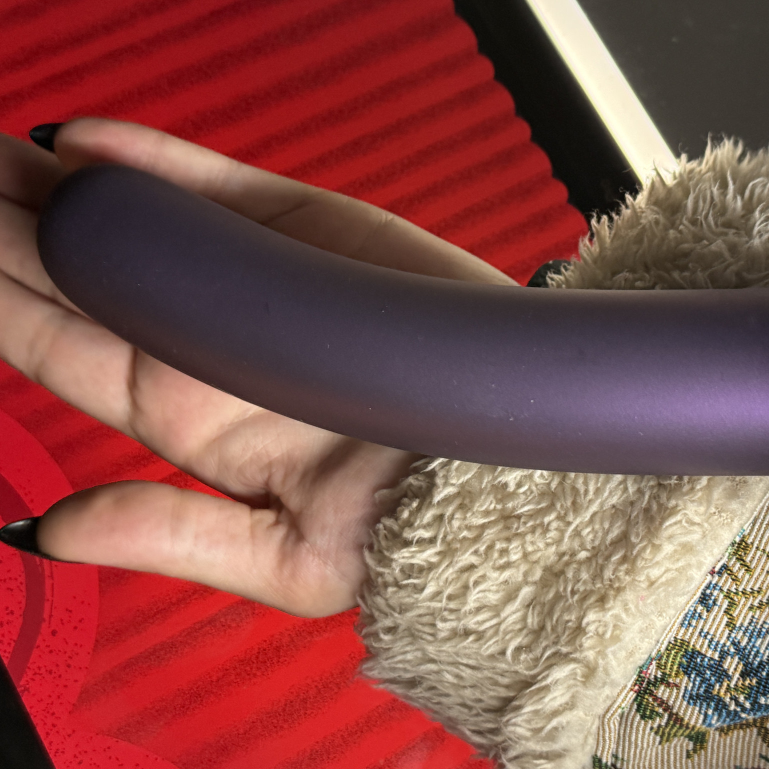 Purple Dildo Firm  PERFECT FOR STRAP ON