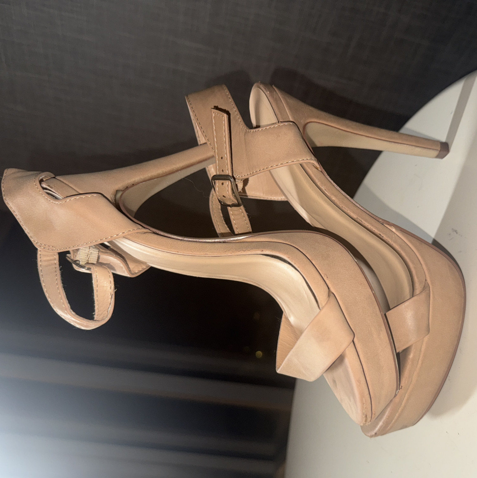 Tan Heels WORN MANY TIMES In Iconic Scenes