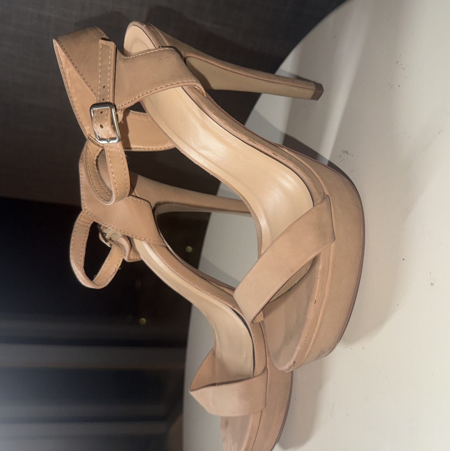 Tan Heels WORN MANY TIMES In Iconic Scenes