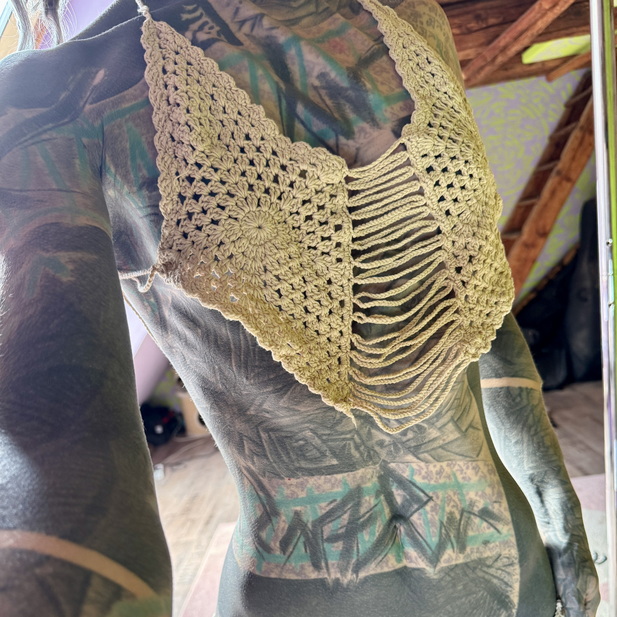 Used croched bikini