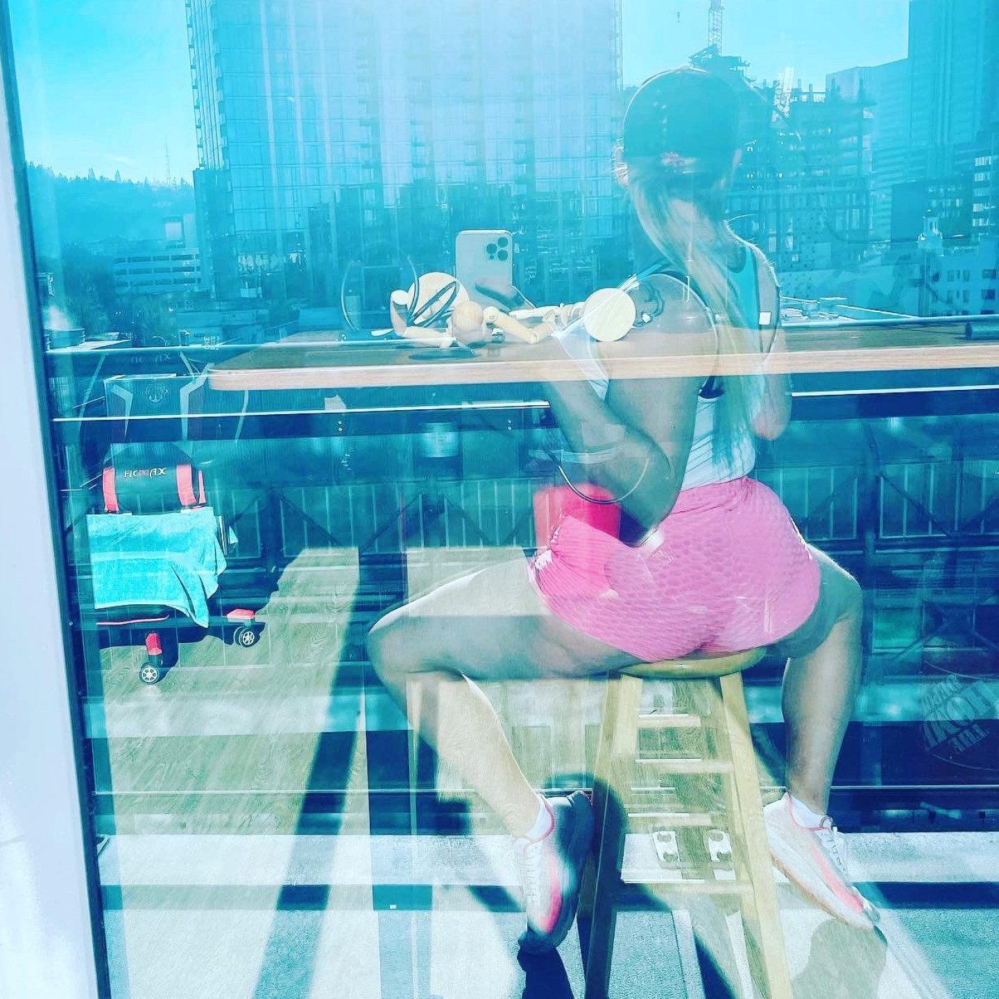 Booty Shorts Worn by me