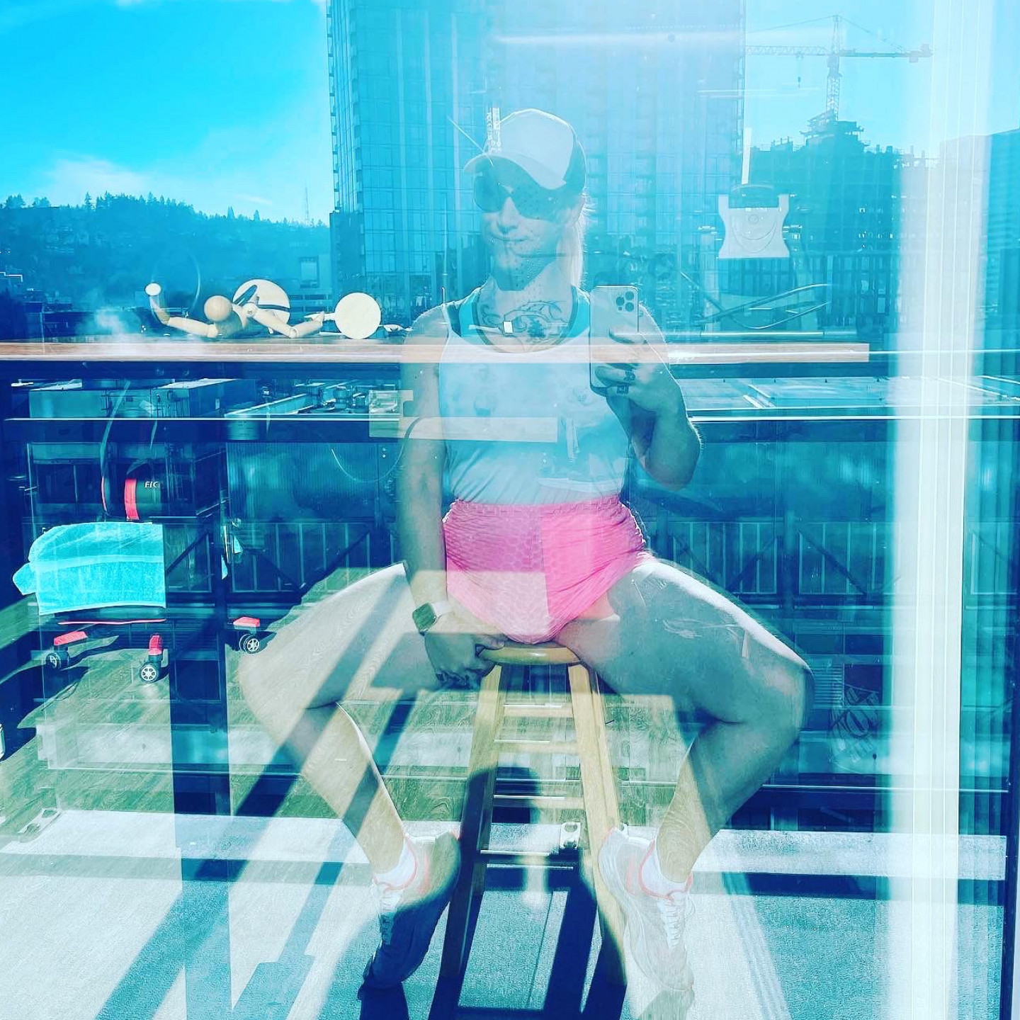 Booty Shorts Worn by me