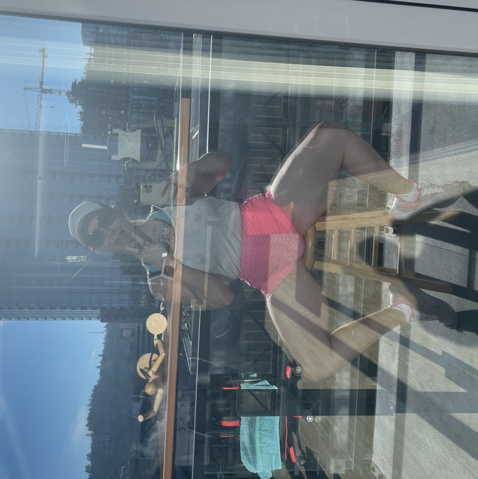 Booty Shorts Worn by me