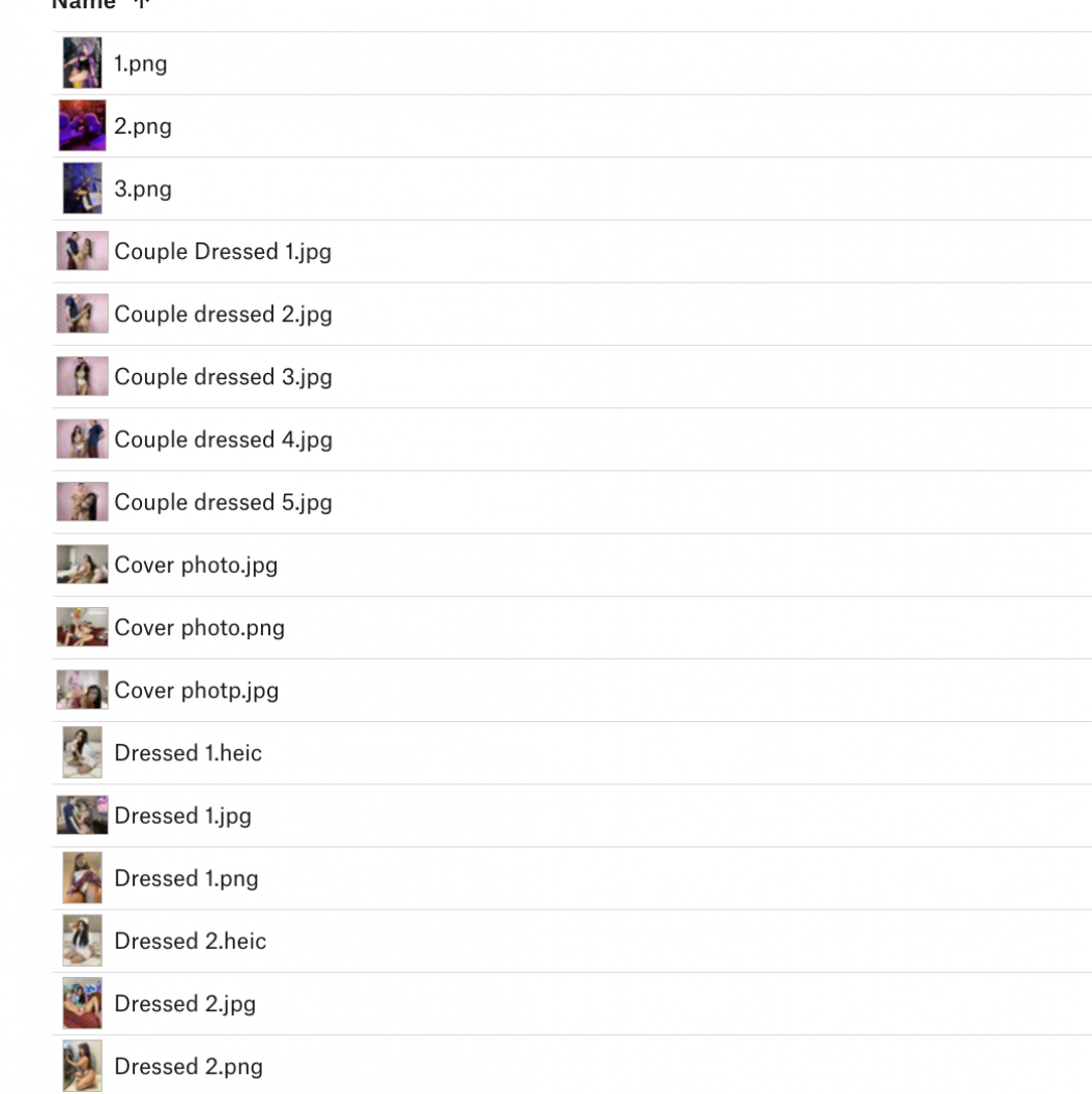 DROPBOX: cosplay 100 pictures