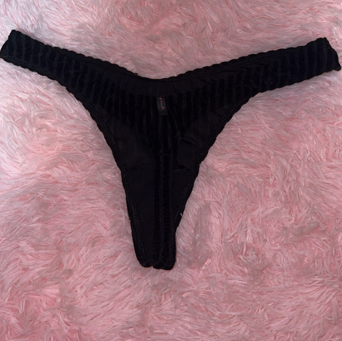 Black thong