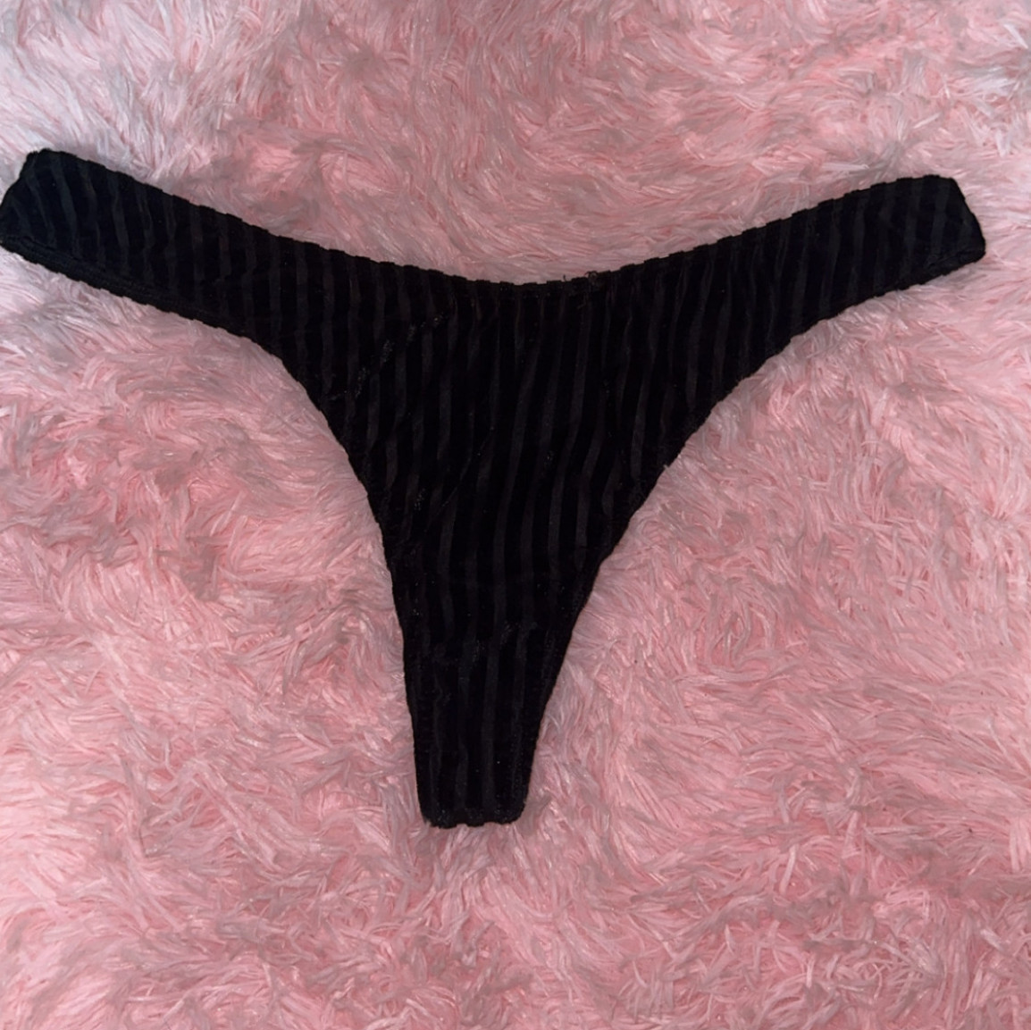 Black thong