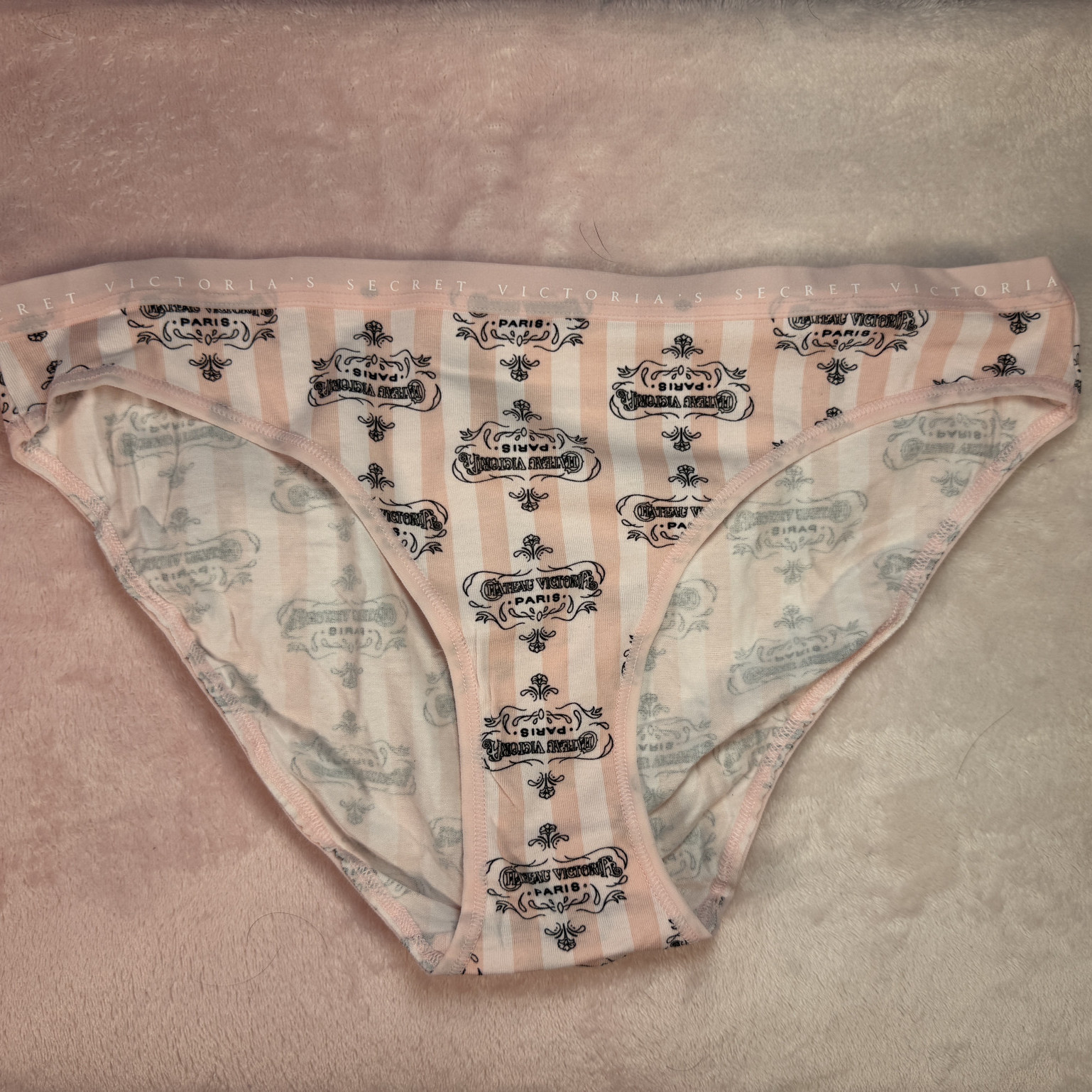 Pink Striped Panties