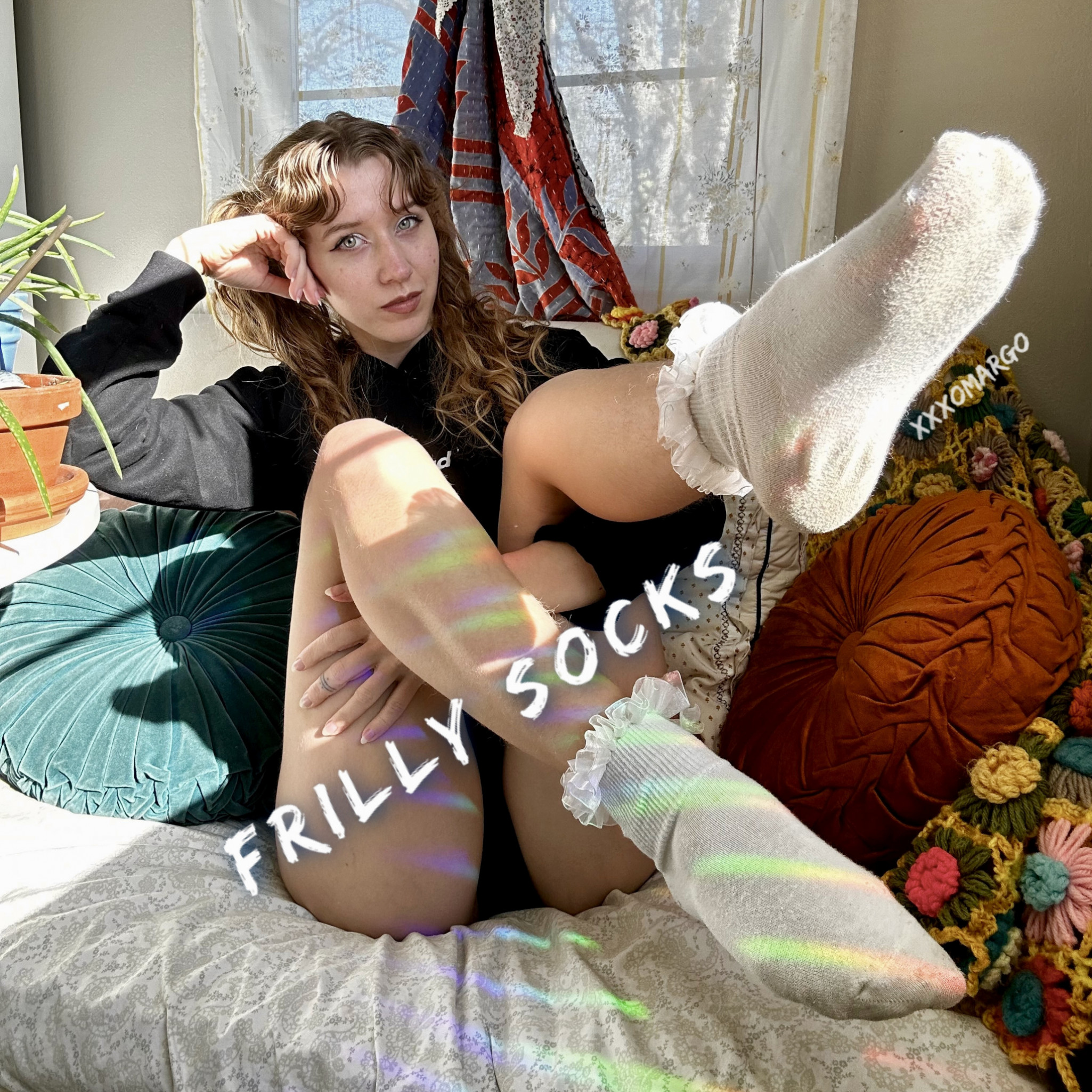 Dirty Socks with Frilly Lace Margo Starr