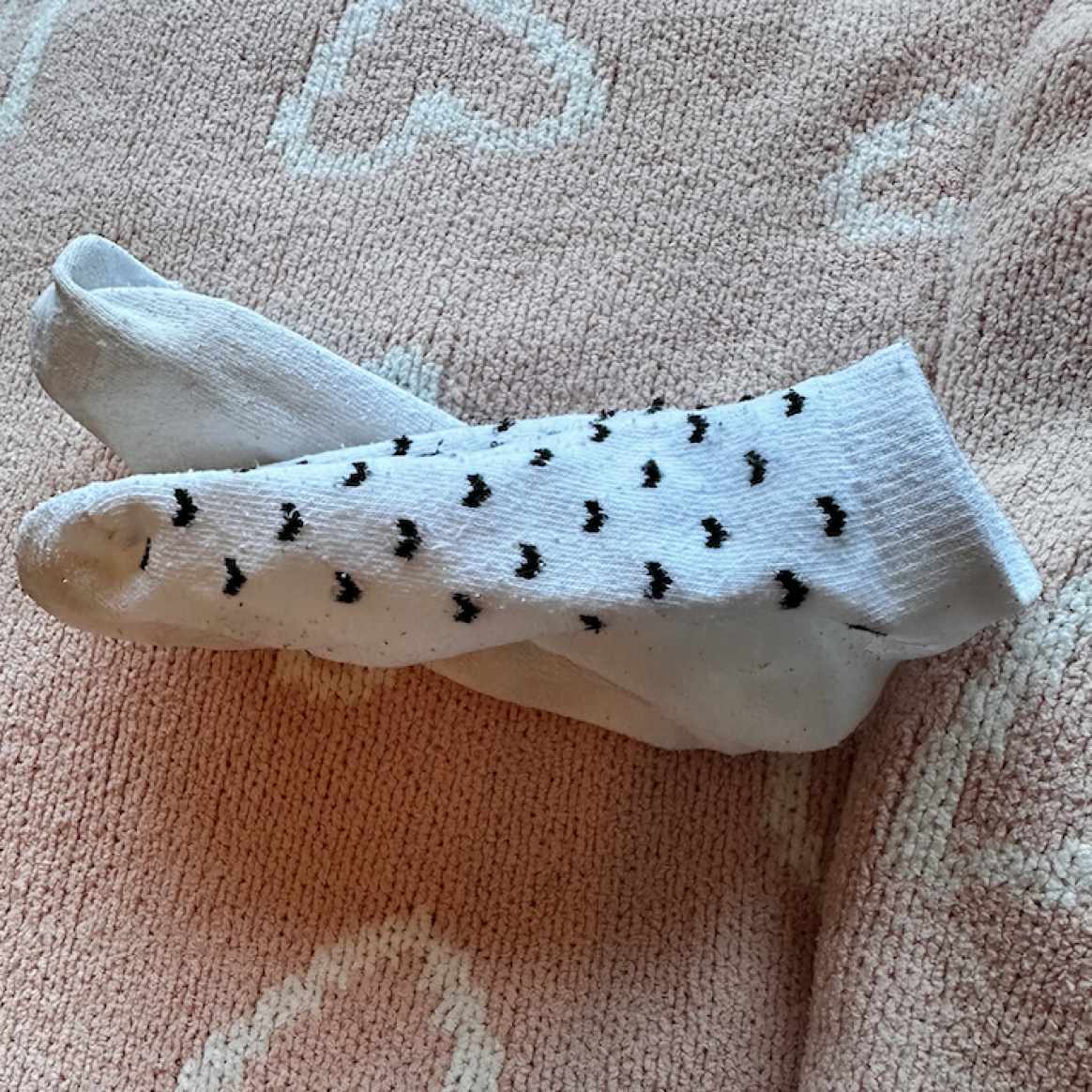 A pair of my size 3 socks