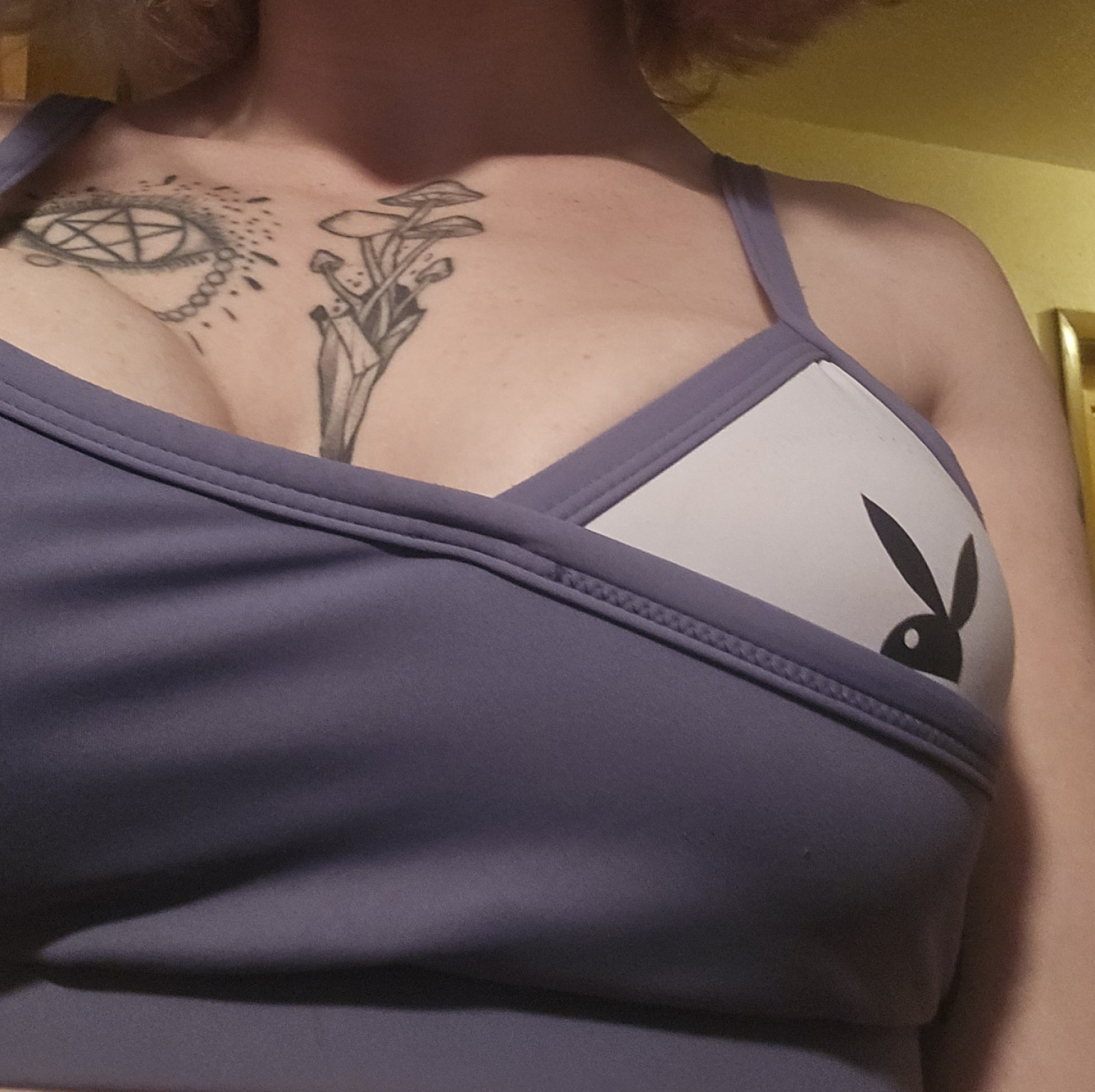 Worn playboy sports bra W FREE BONUS CONTENT