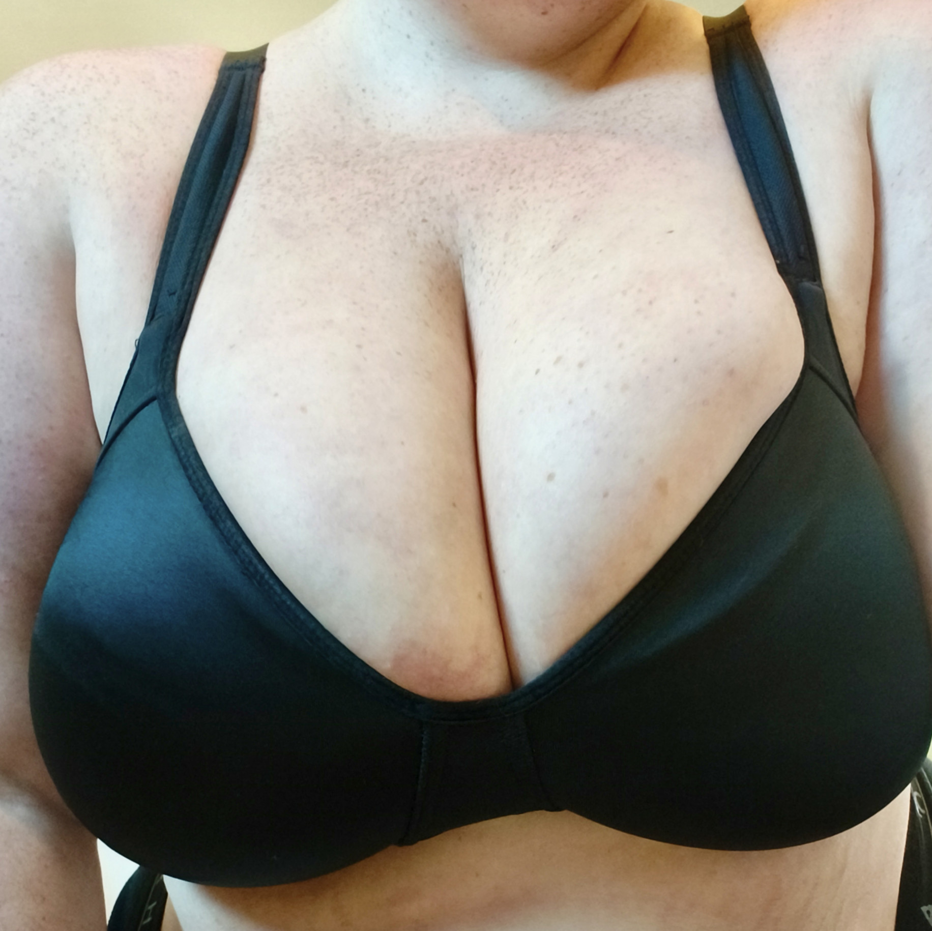 Well worn Black Bra  Intimately Yours