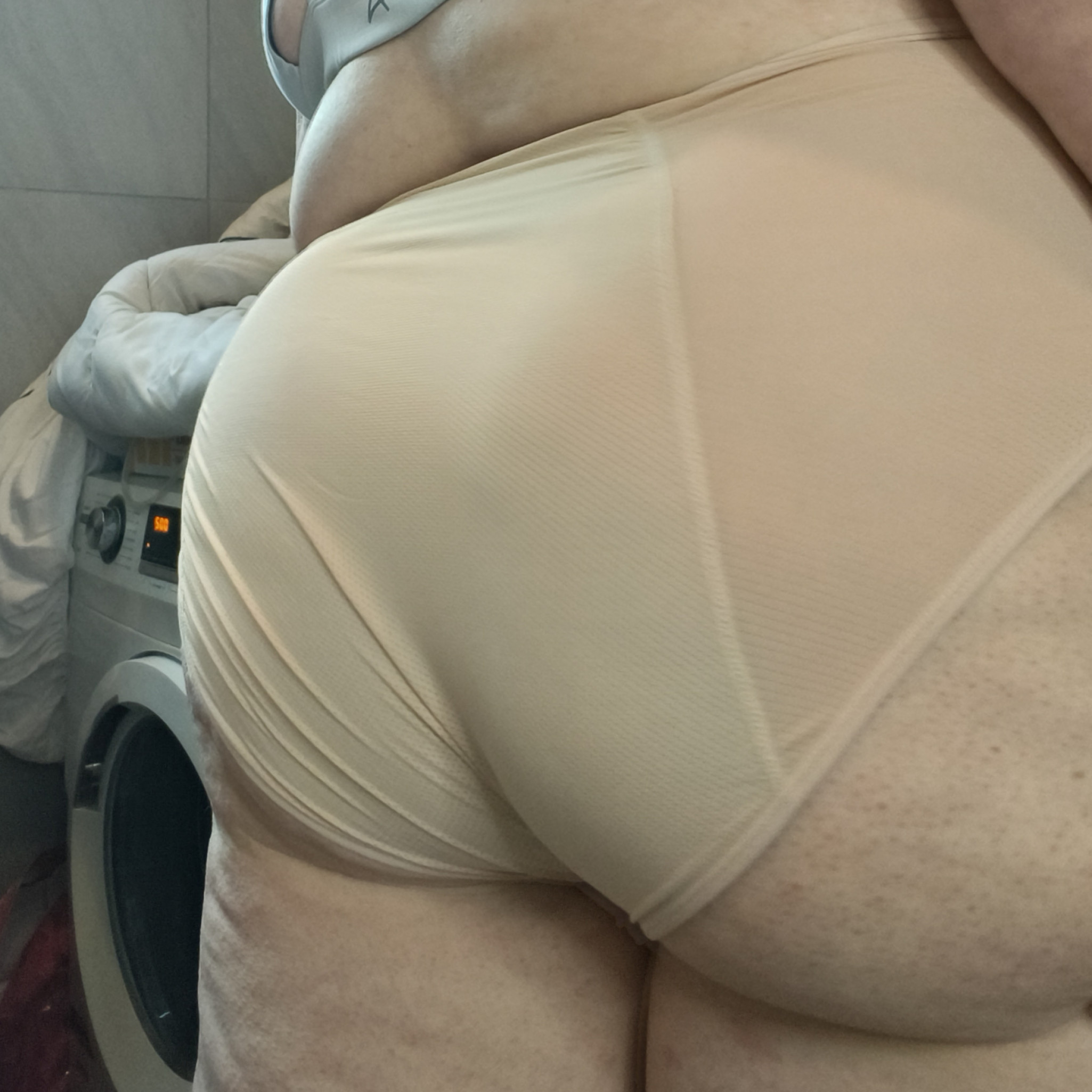 Nude SanitaryStyle Panties Worn 24H