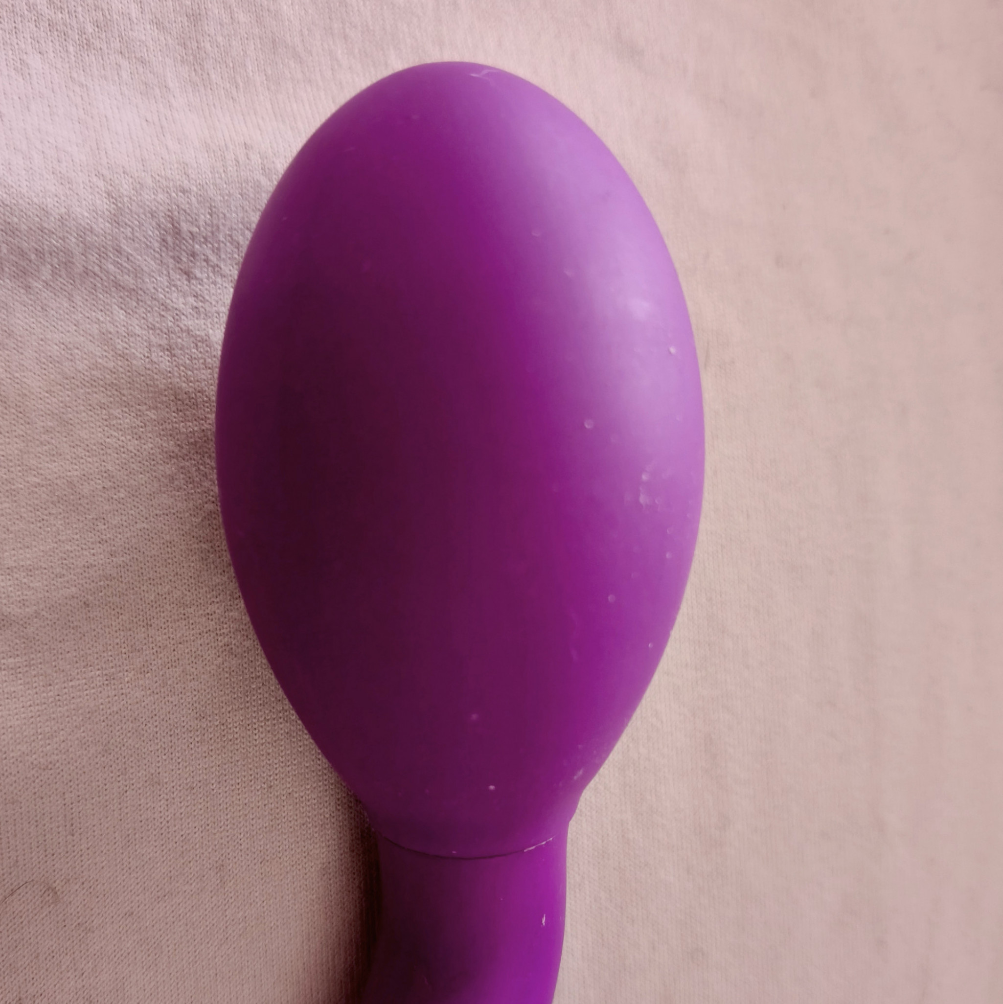 Purple Vibrator  Used Flooded and Dried Cum on the Outsid