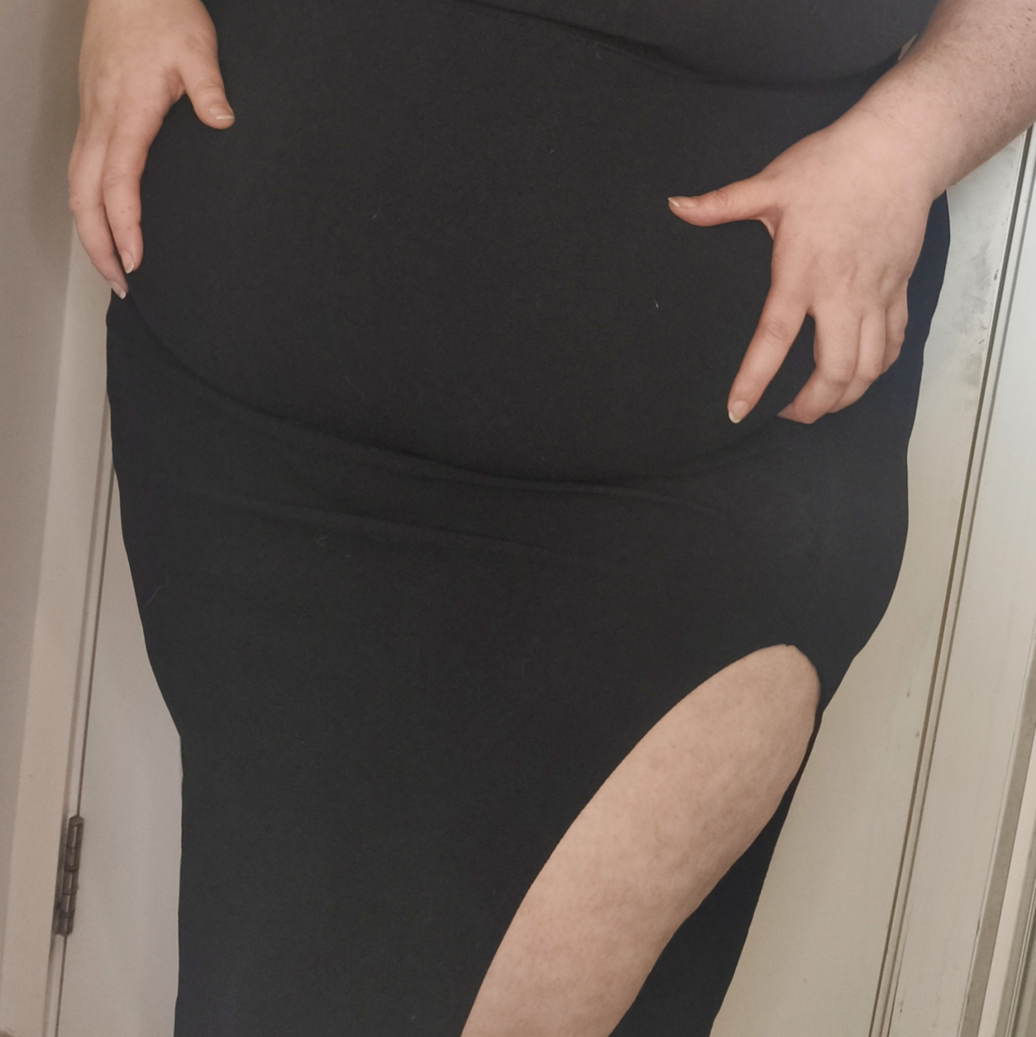 My Special Occasion Black Slit Dress  Filled with Memories