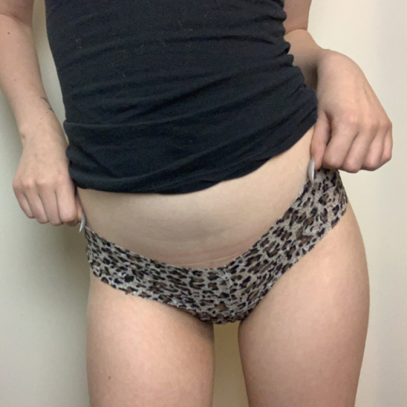 Cheetah Print Thong