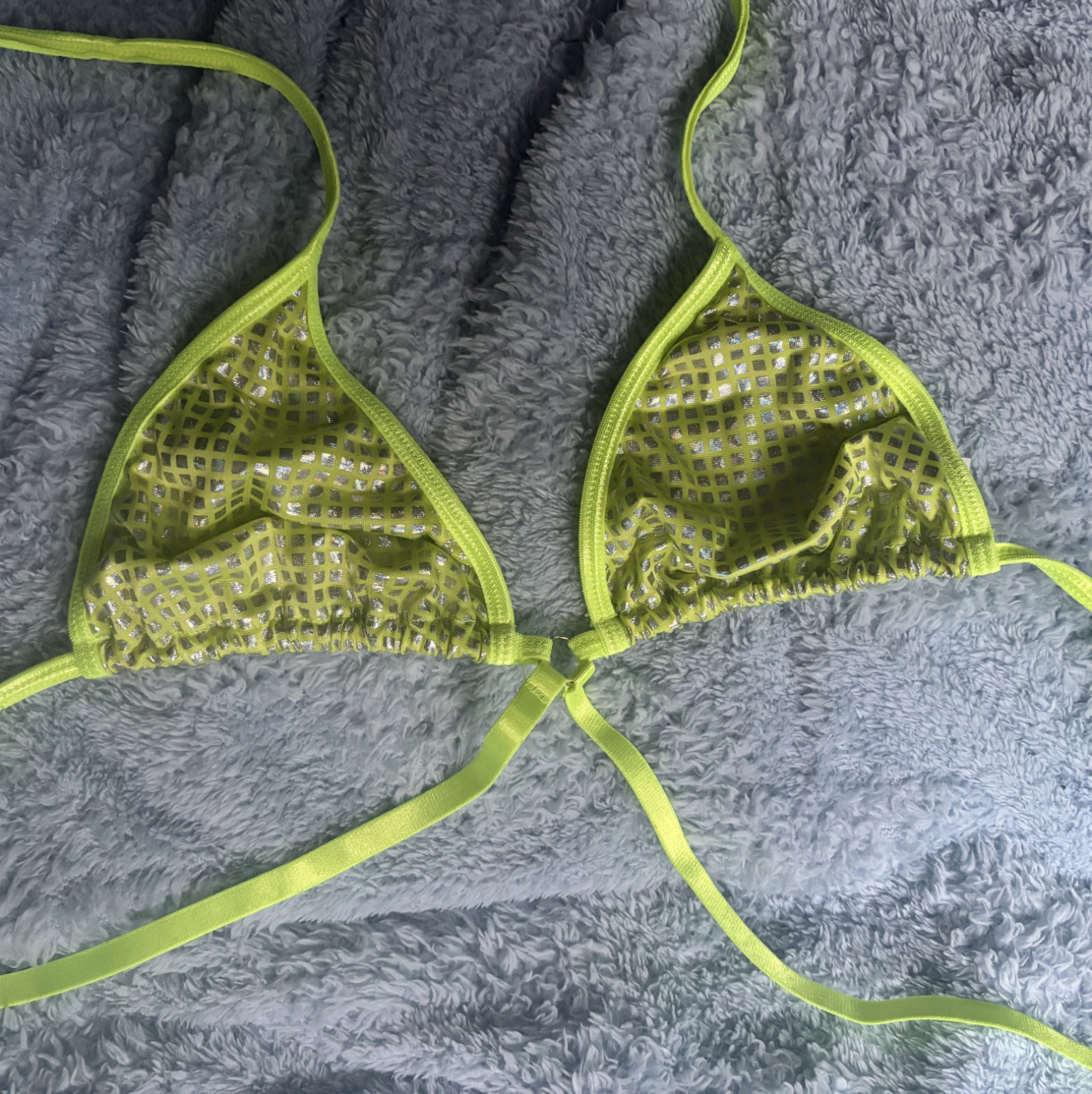 Lime Green Bikini Top