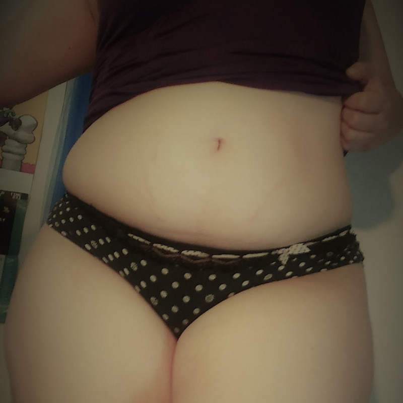 Used Polka Dot Panties