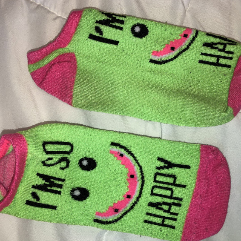 Old Dirty Socks Cute Green Happy