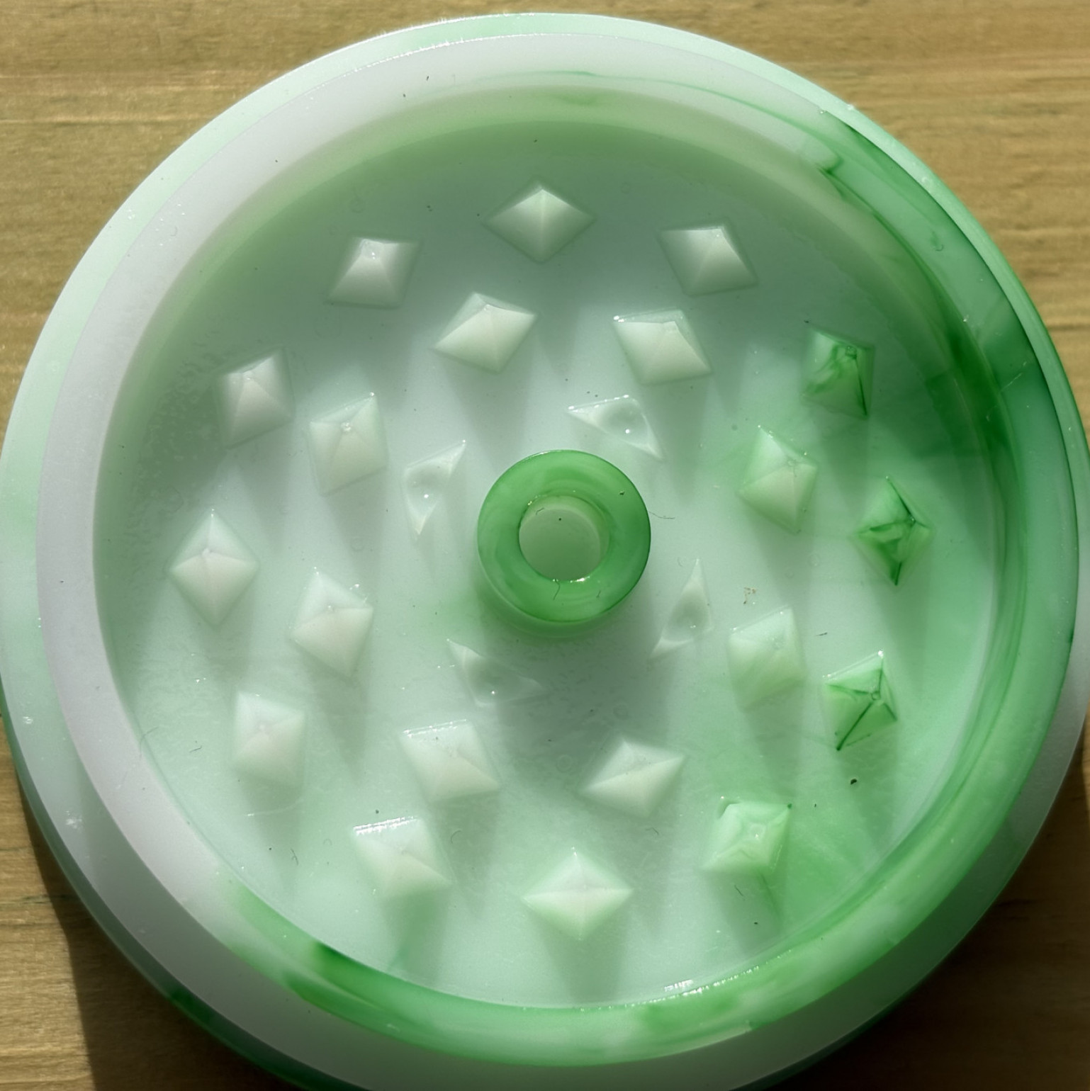 Handmade Hulk inspired herb grinder