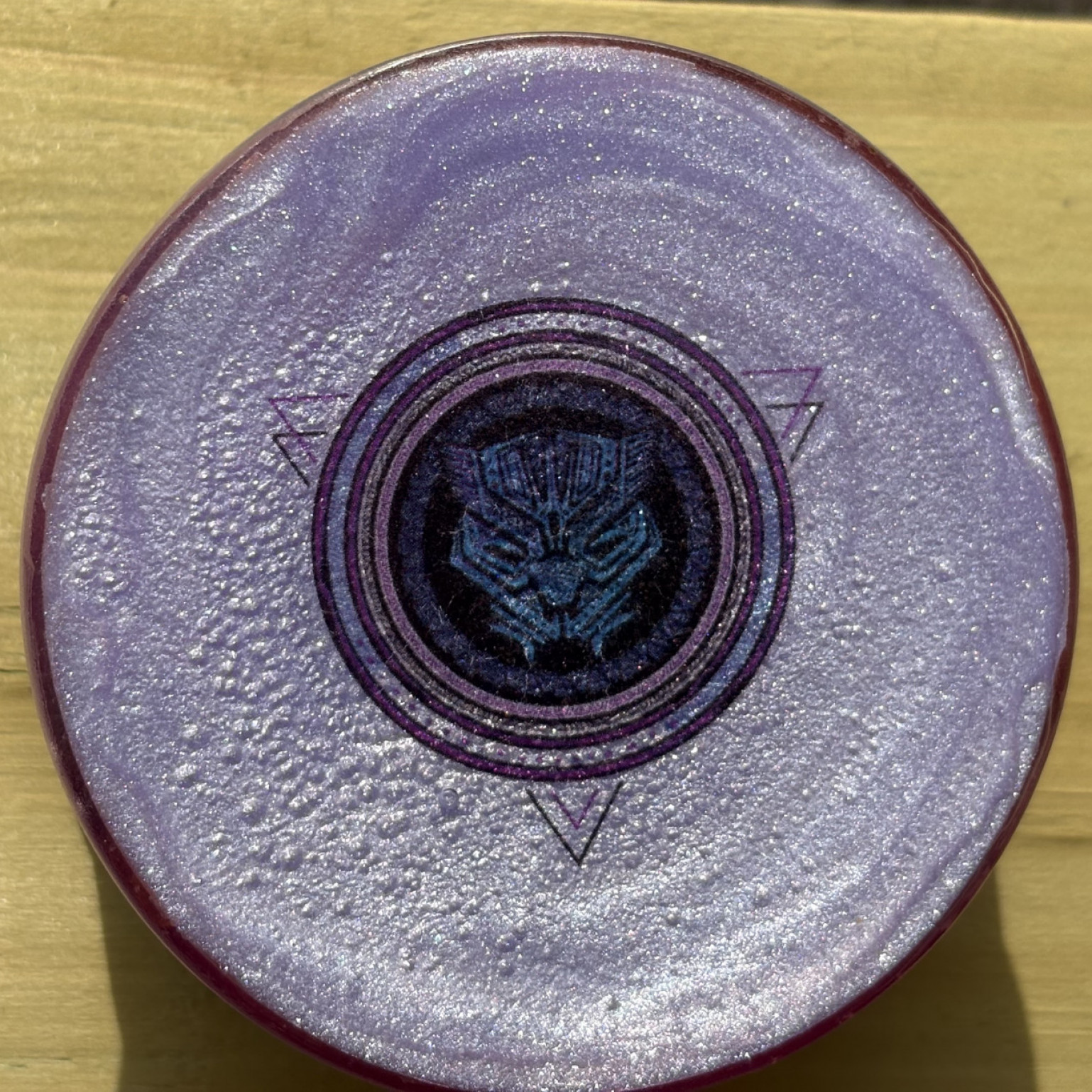 Handmade Black Panther inspired grinder