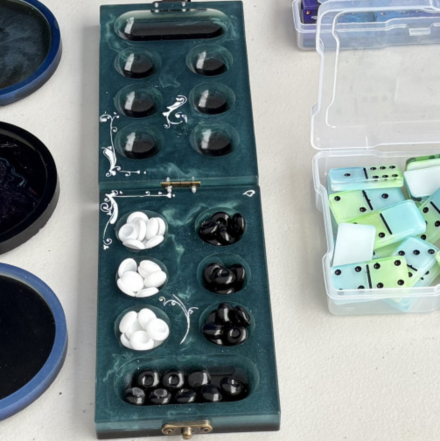 Custom handmade manacala board game