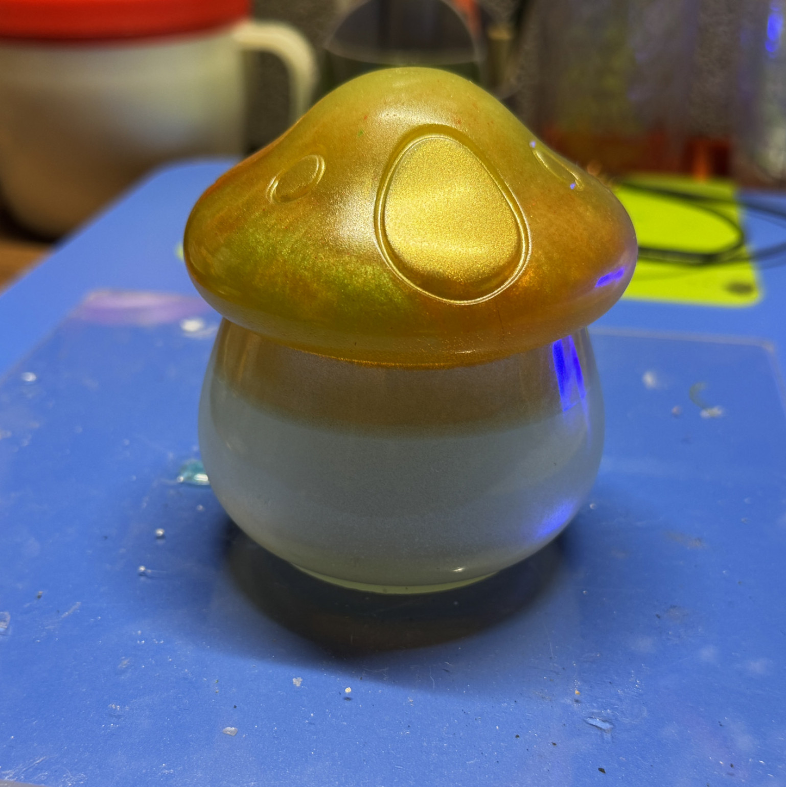 Handmade Mushroom Jar
